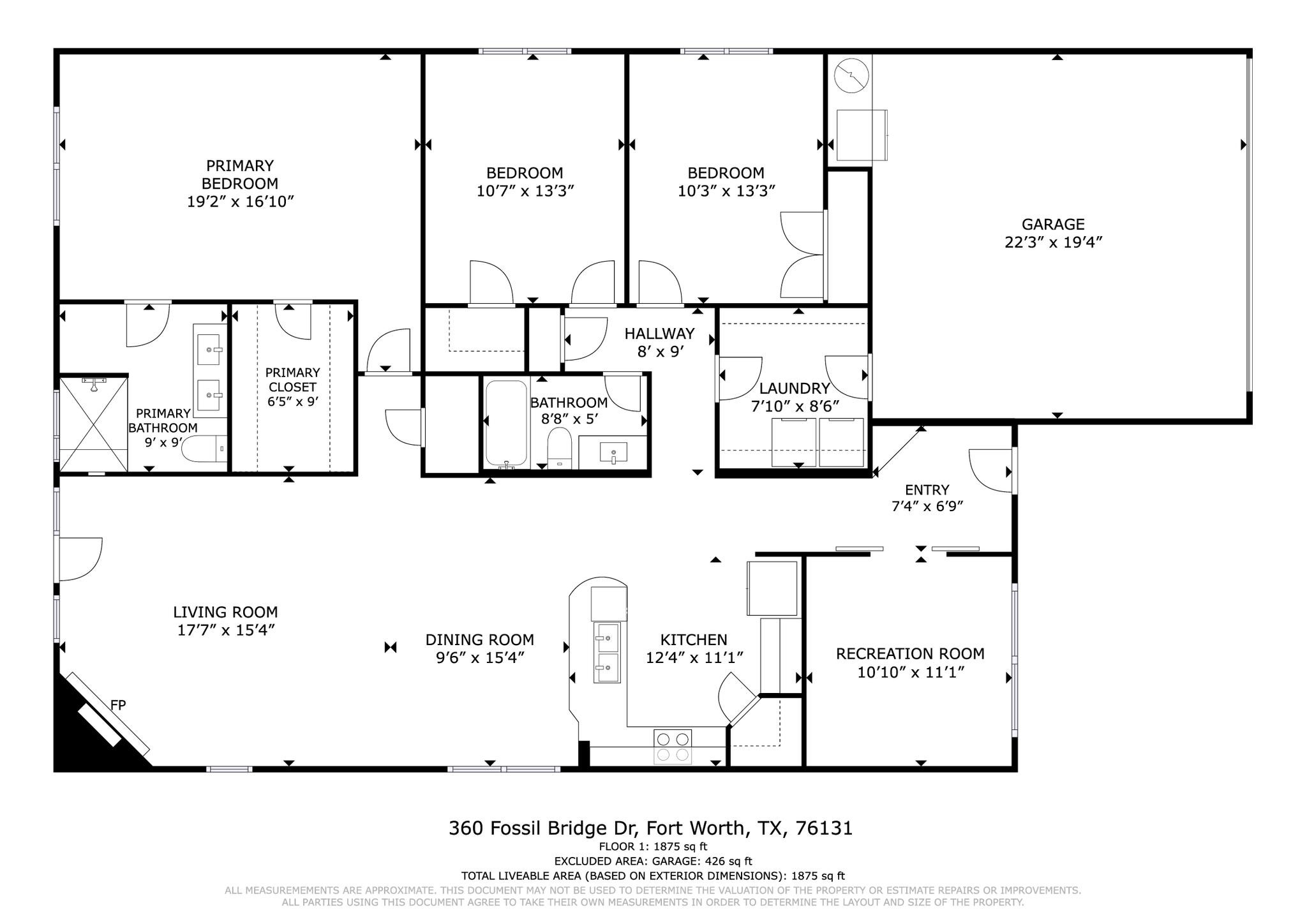 360 Fossil Bridge Drive Fort Worth TX 76131