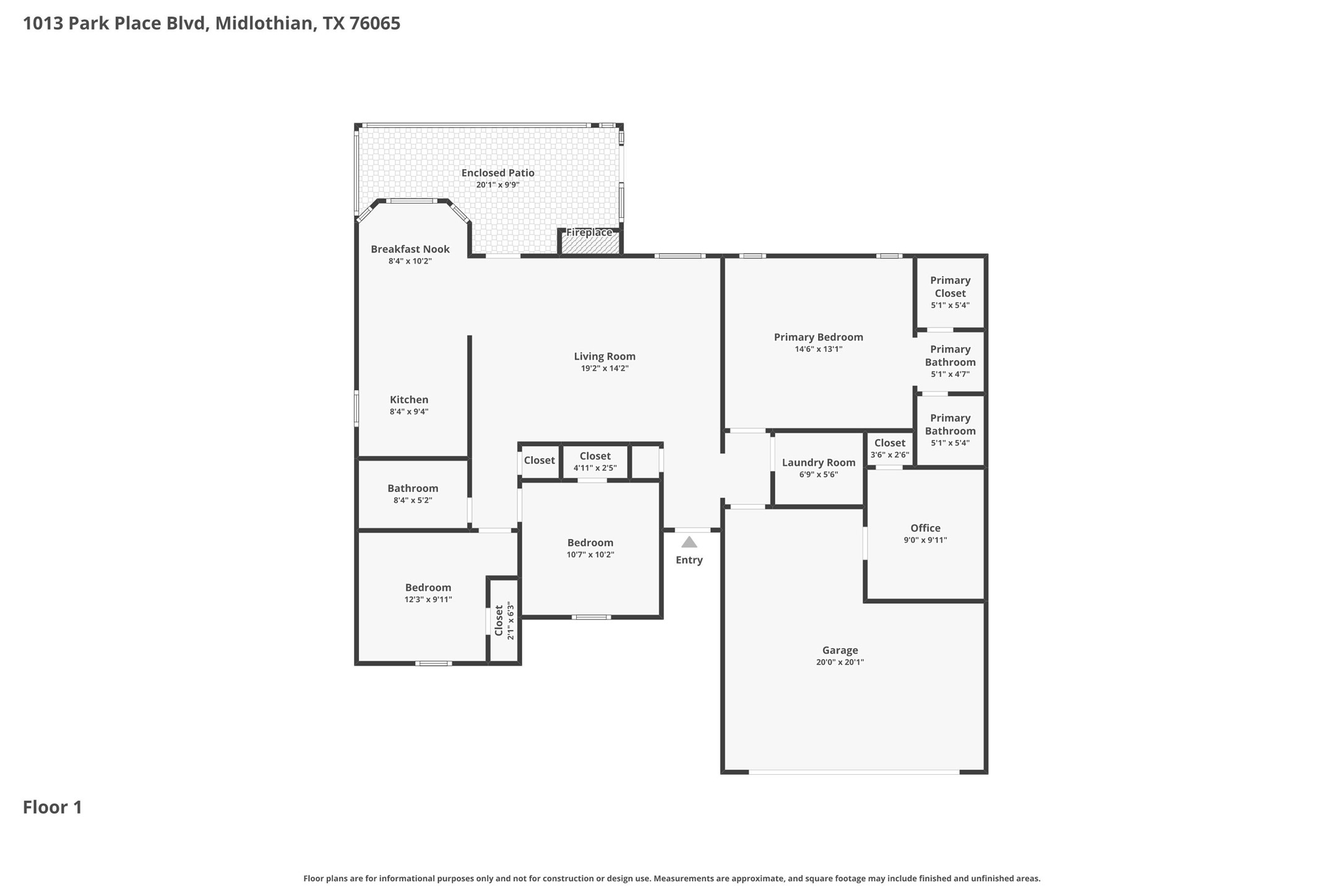 1013 Park Place Boulevard Midlothian TX 76065