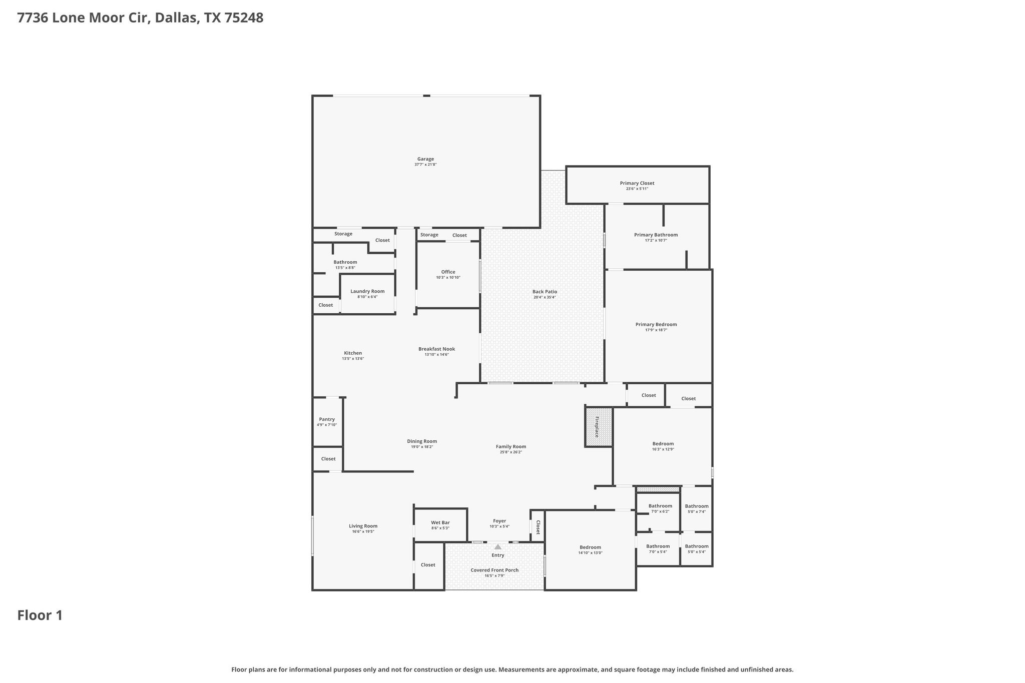 7736 Lone Moor Circle Dallas TX 75248