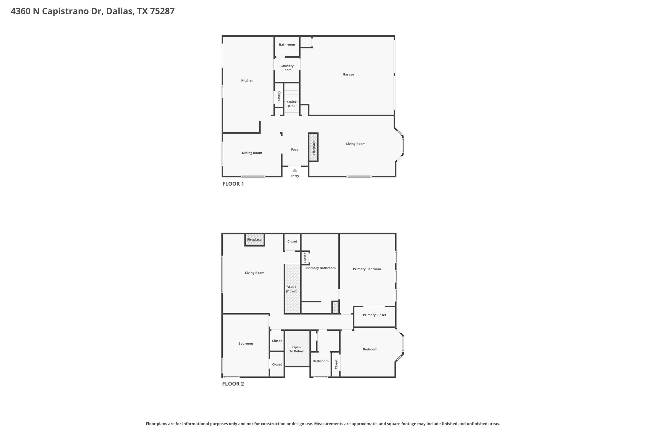 4360 N Capistrano Drive Dallas TX 75287