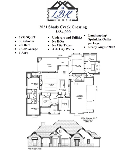 2021 Shady Creek Crossing Azle TX 76020
