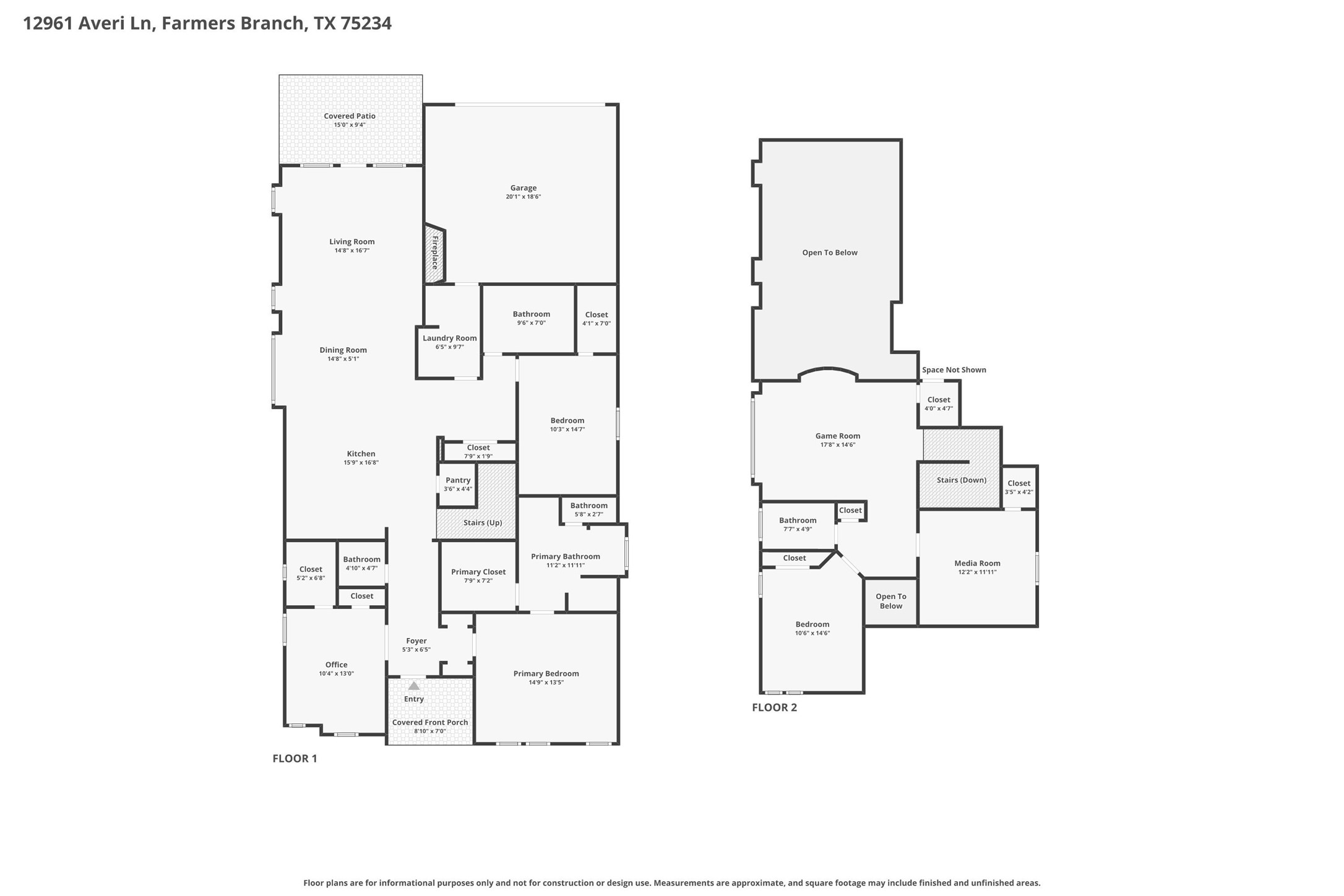 12961 Averi Lane Farmers Branch TX 75234