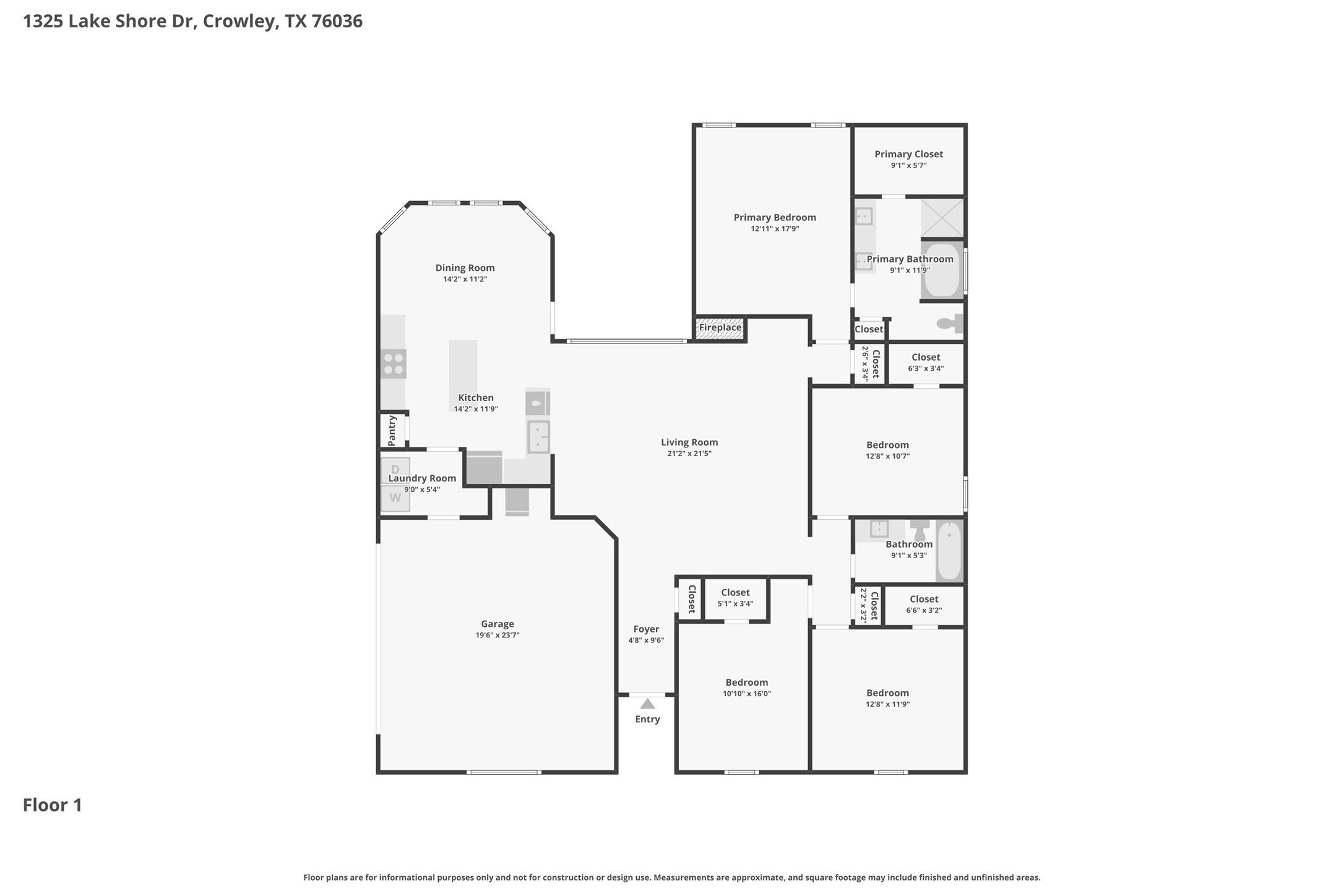 1325 Lake Shore Drive Crowley TX 76036