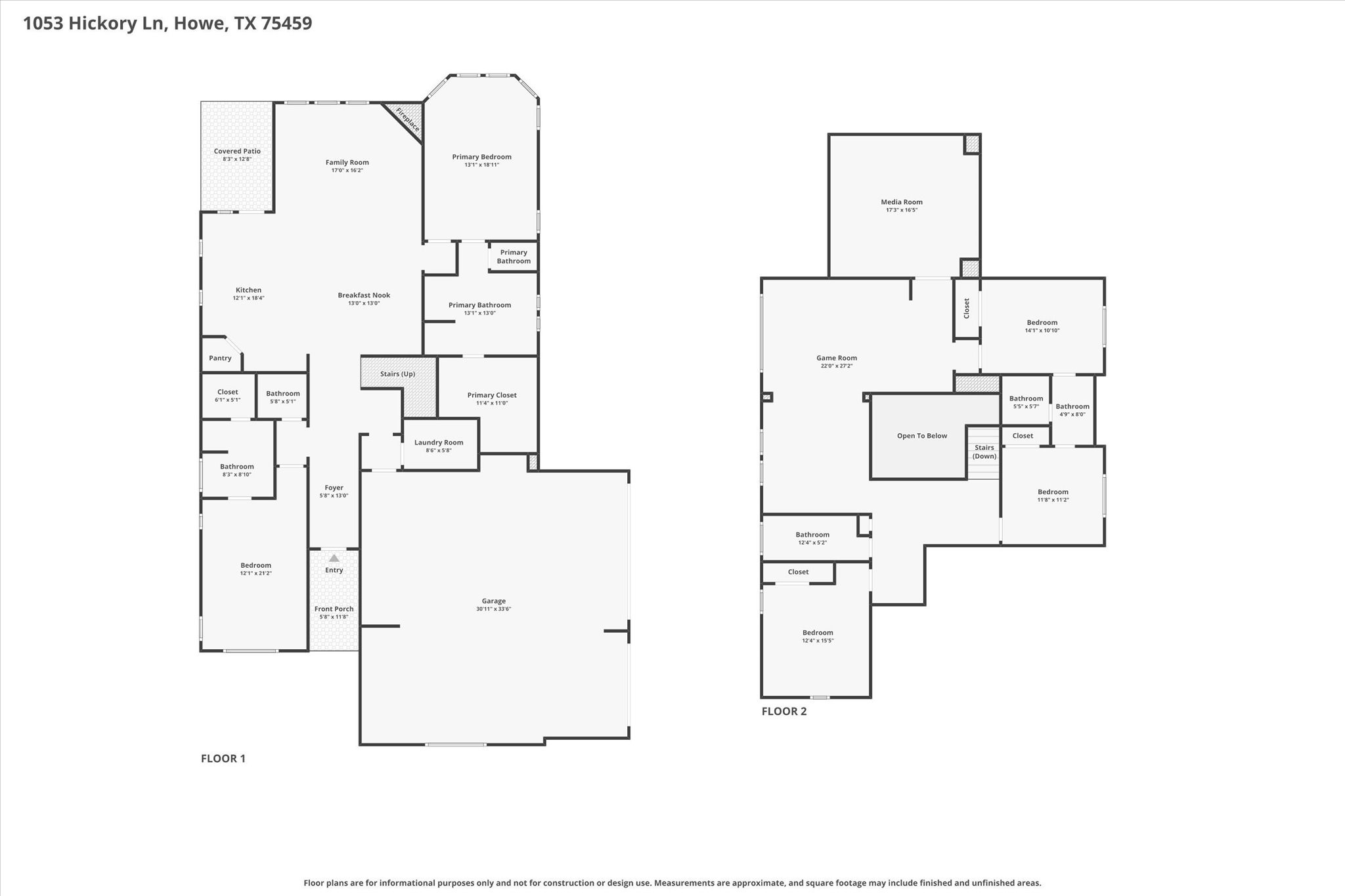 1053 Hickory Lane Howe TX 75459