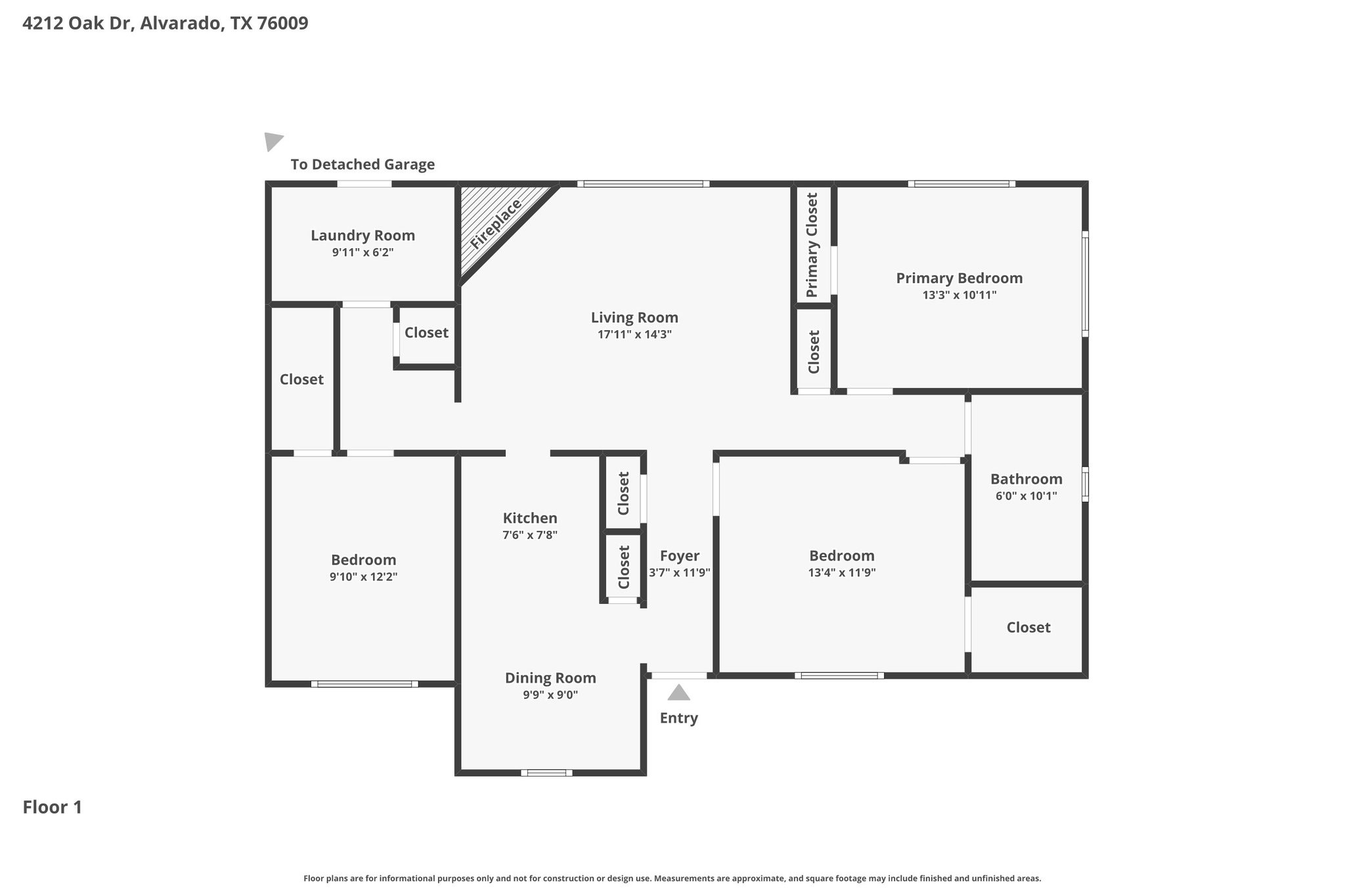4212 Oak Drive Alvarado TX 76009