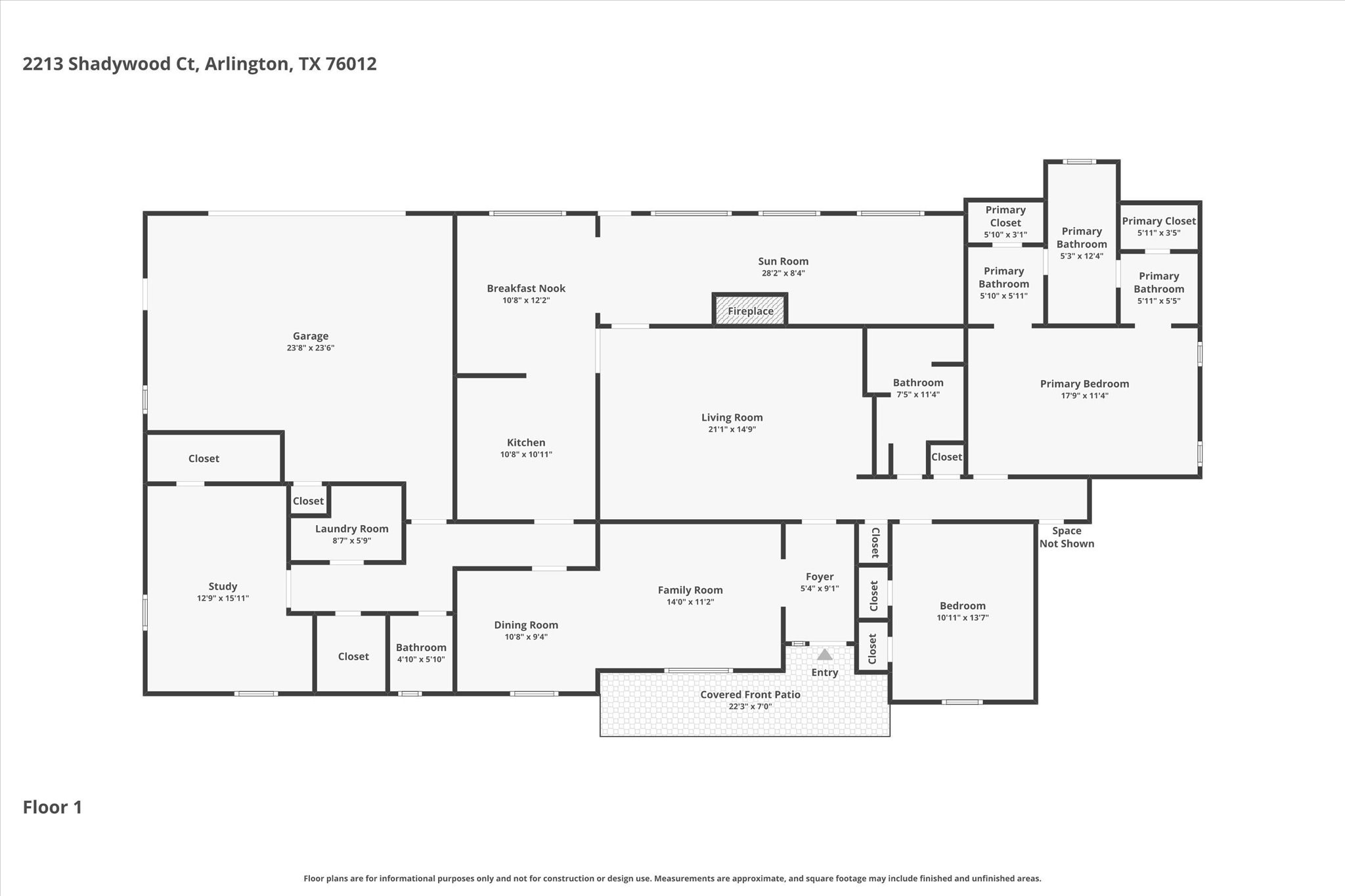 2213 Shadywood Court Arlington TX 76012