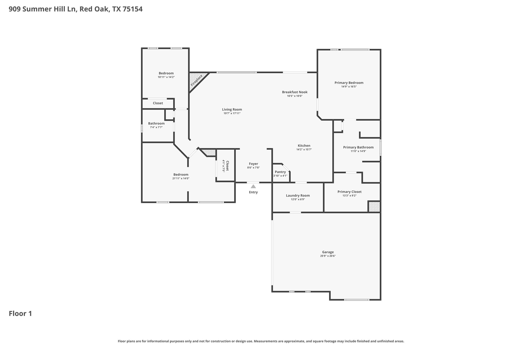 909 Summer Hill Lane Red Oak TX 75154