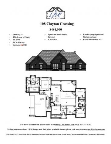 108 Clayton Crossing Springtown TX 76082