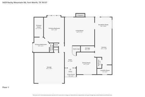5429 Rocky Mountain Road Fort Worth TX 76137