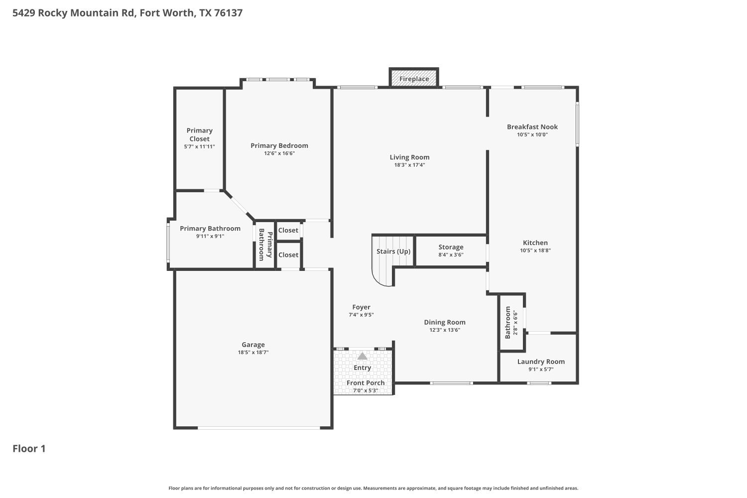 5429 Rocky Mountain Road Fort Worth TX 76137