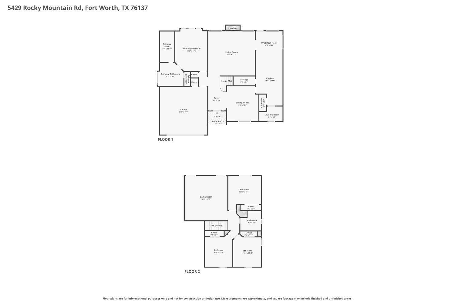 5429 Rocky Mountain Road Fort Worth TX 76137