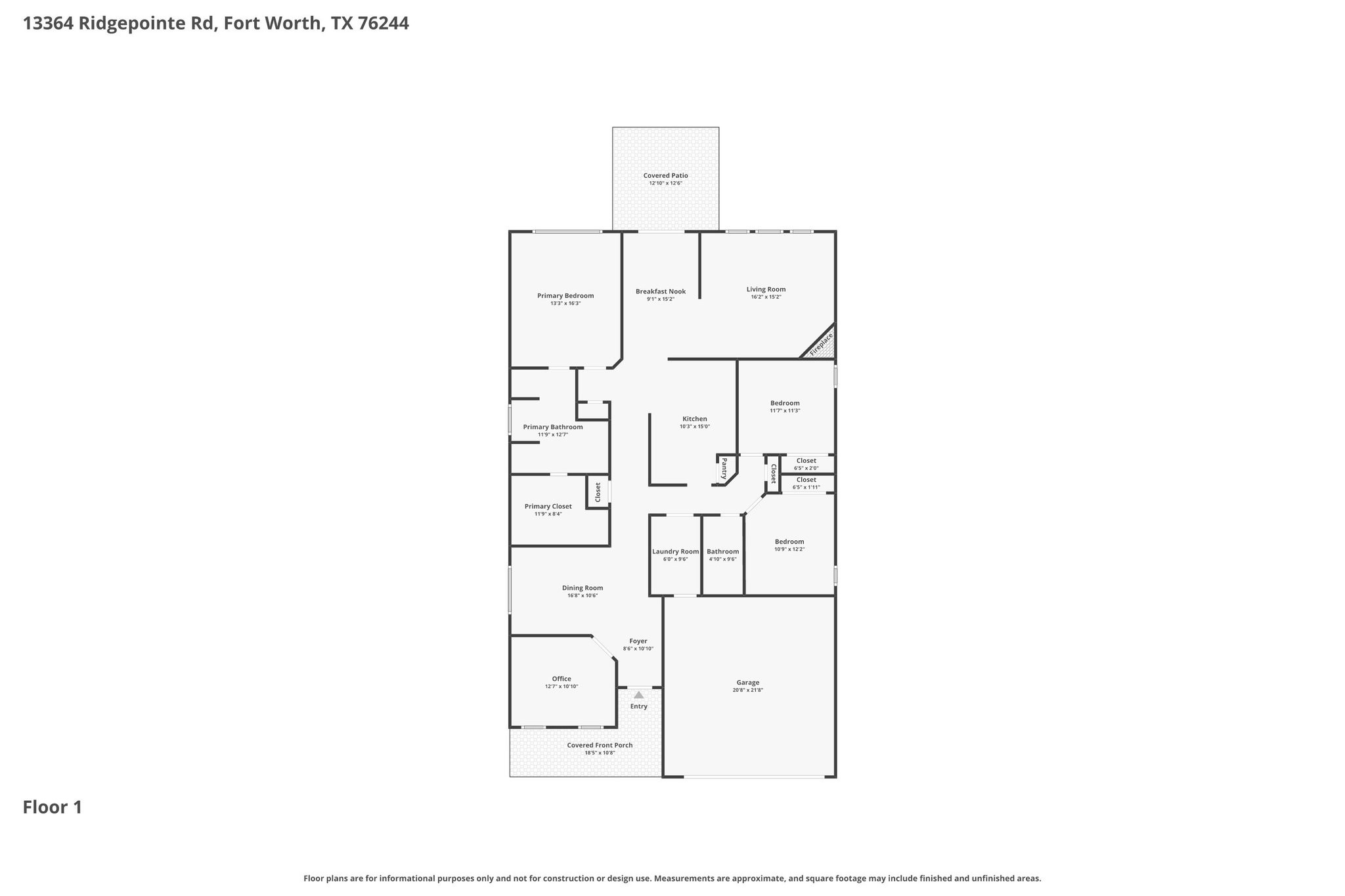13364 Ridgepointe Road Fort Worth TX 76244