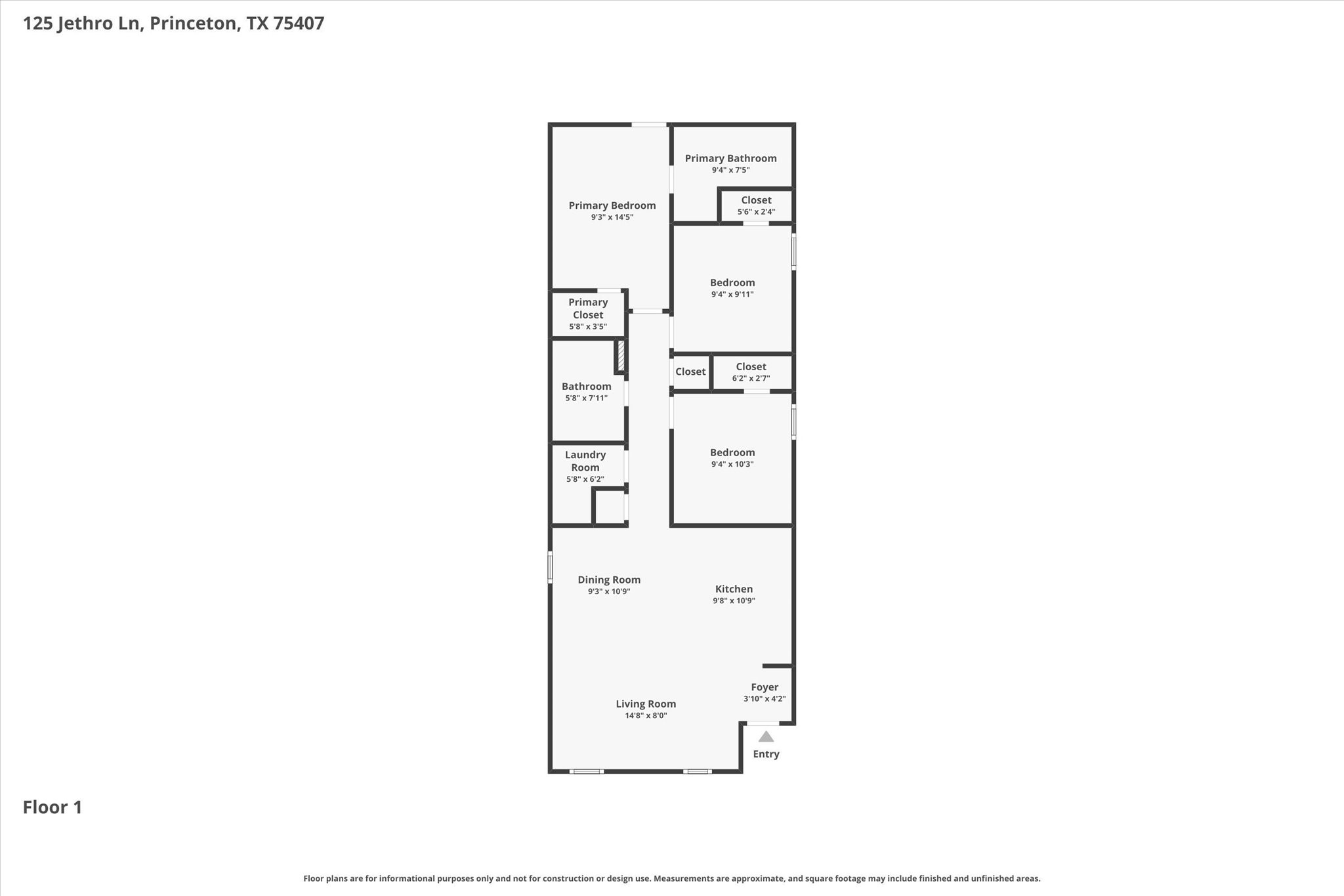 125 Jethro Lane Princeton TX 75407