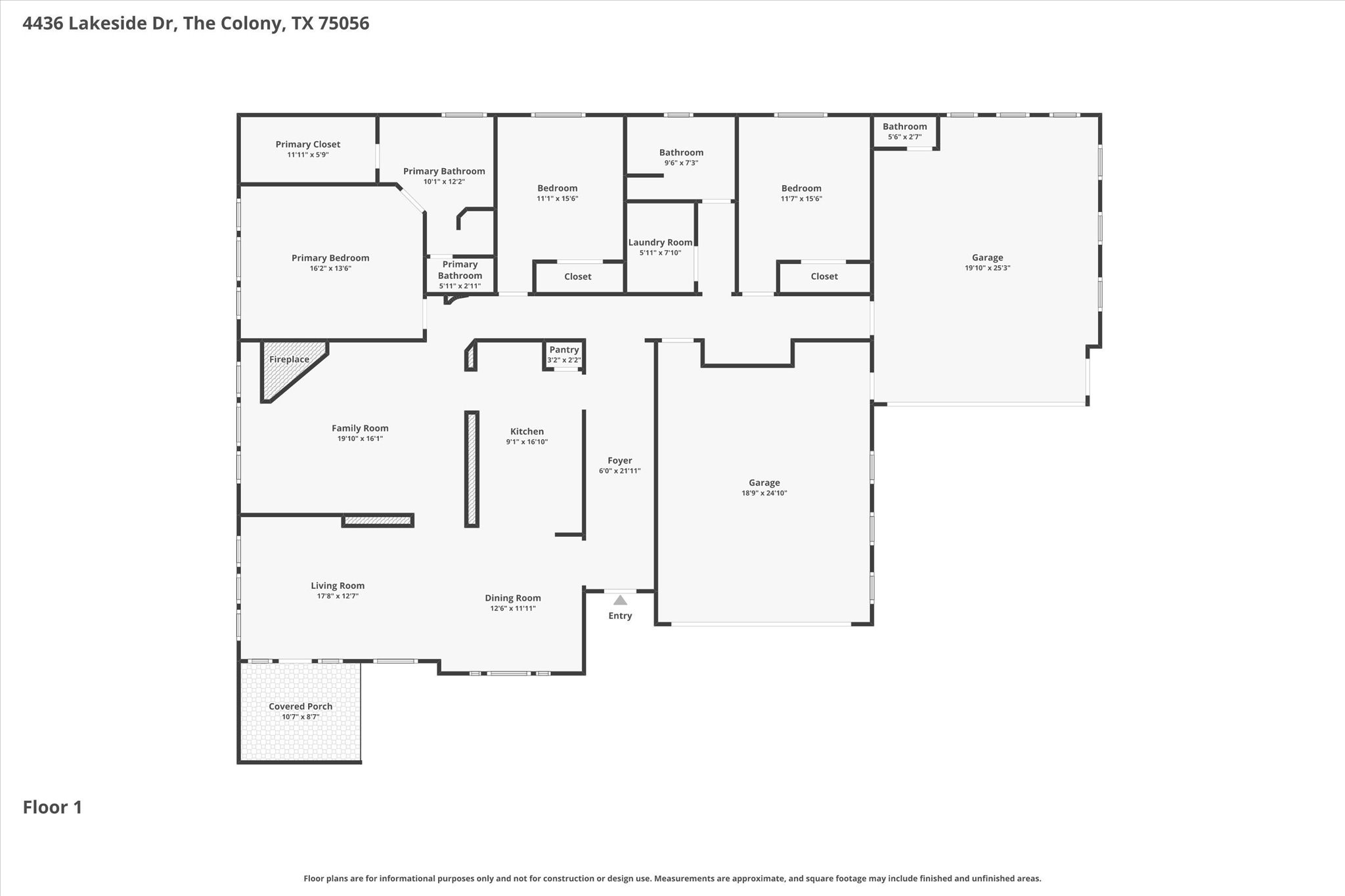 4436 Lakeside Drive The Colony TX 75056