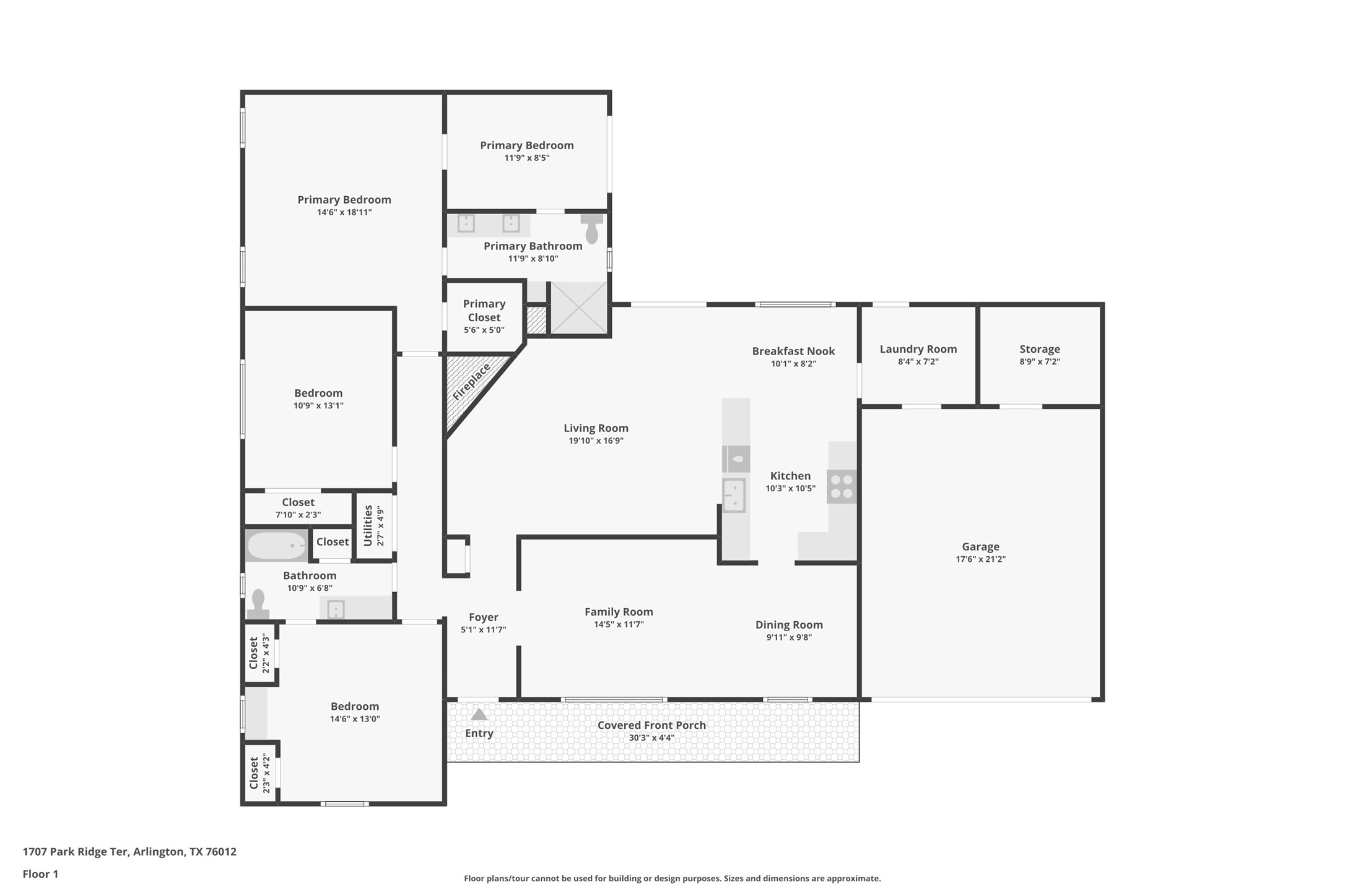 1707 Park Ridge Terrace Arlington TX 76012