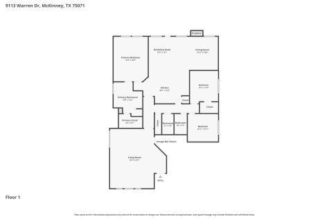 9113 Warren Drive Mckinney TX 75071