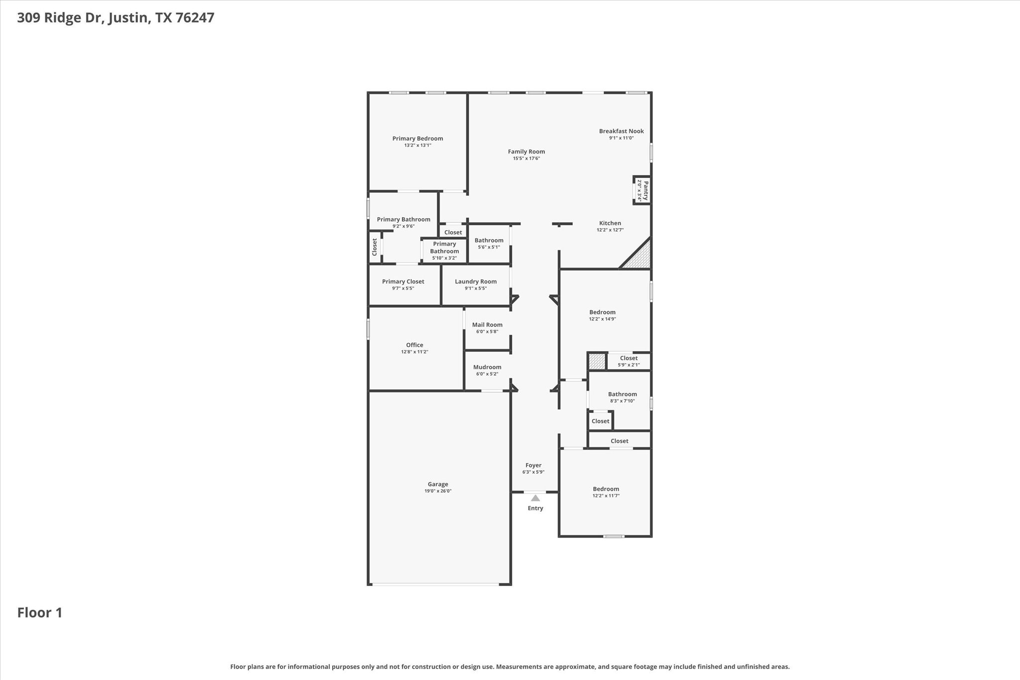 309 Ridge Drive Justin TX 76247