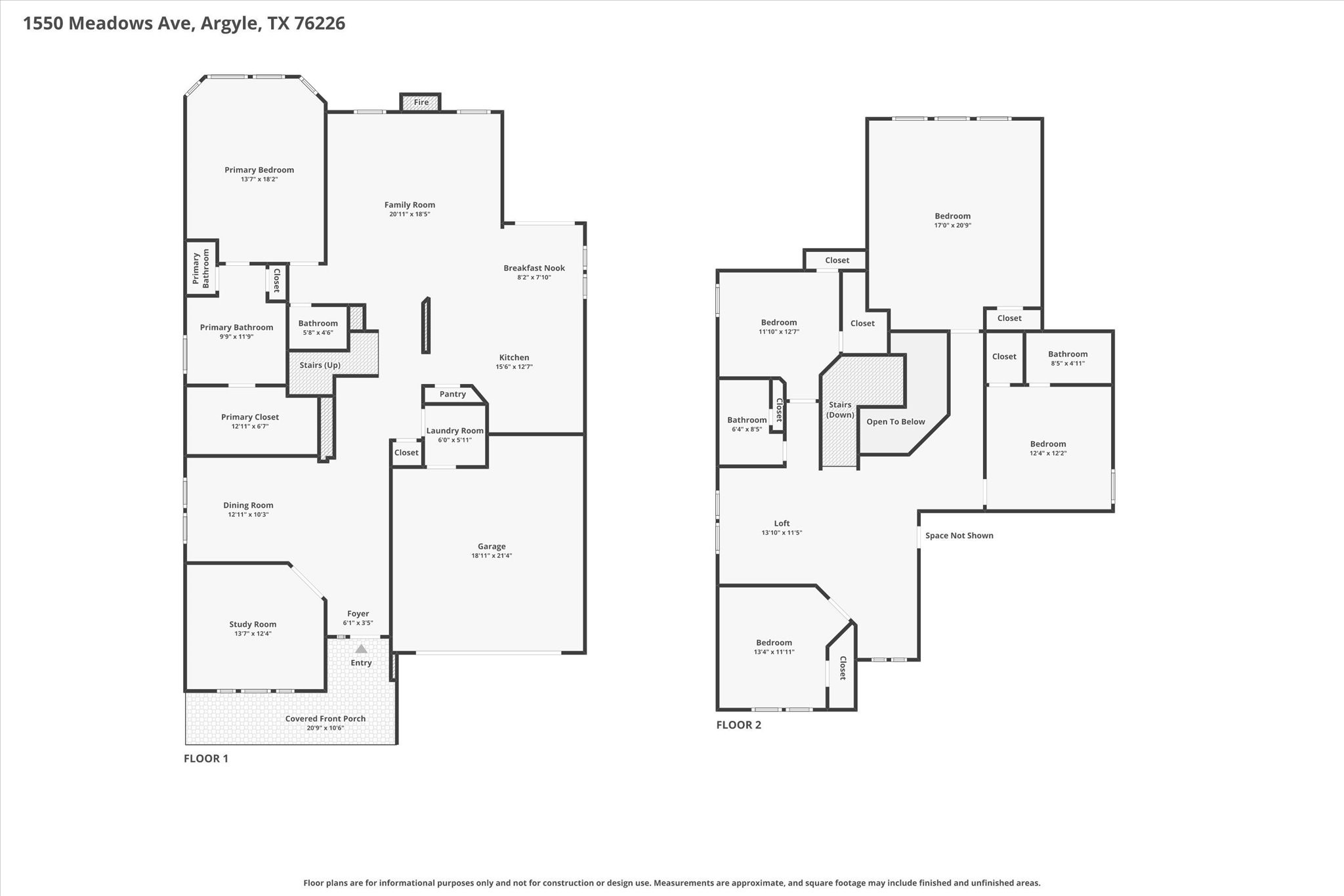 1550 Meadows Avenue Lantana TX 76226