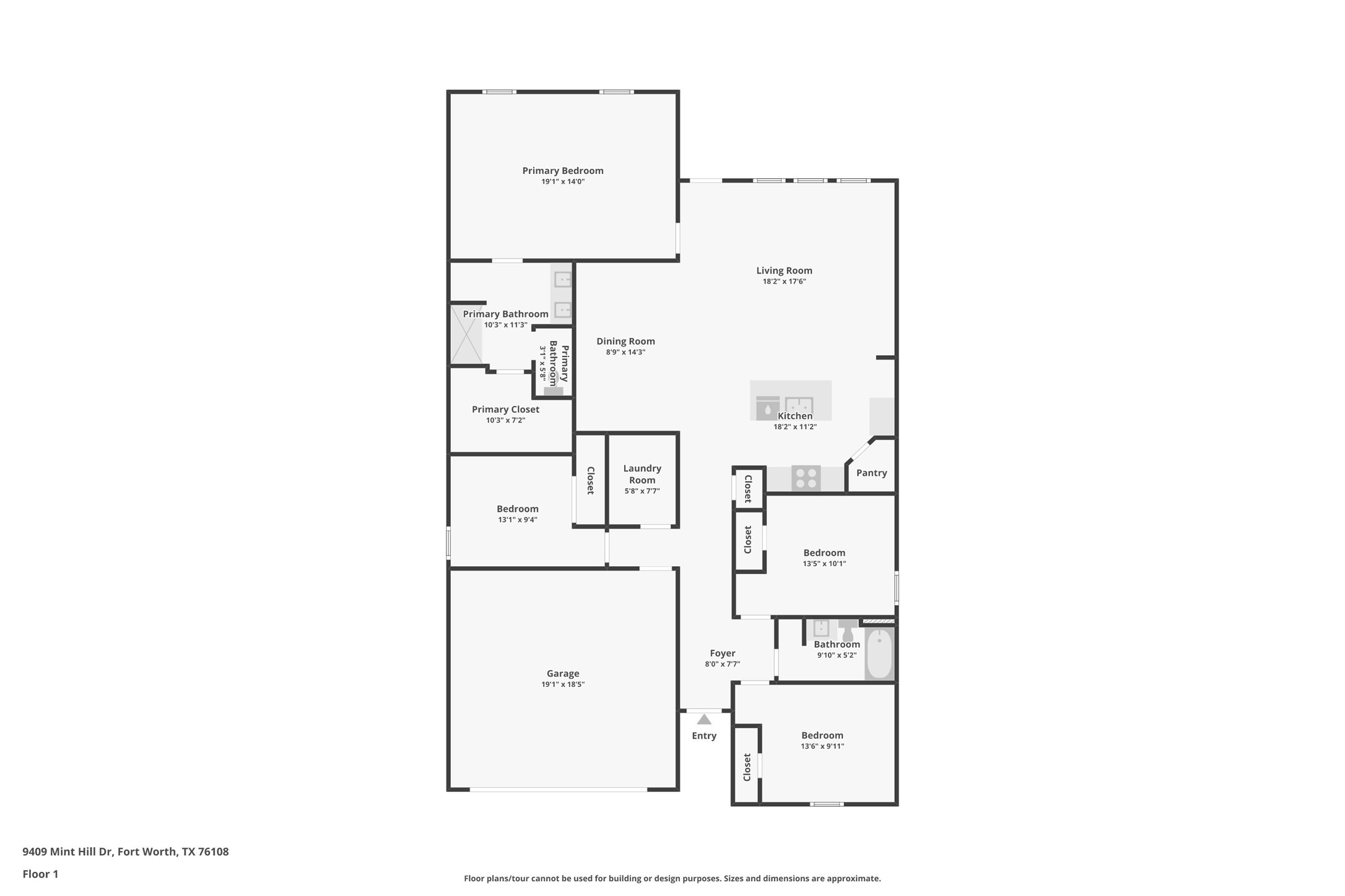 9409 Mint Hill Drive Fort Worth TX 76108