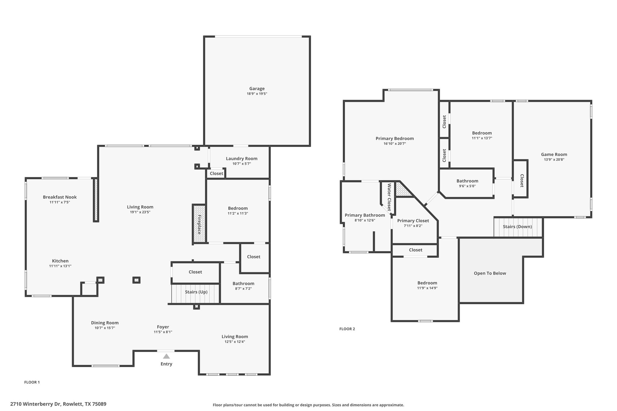 2710 Winterberry Drive Rowlett TX 75089