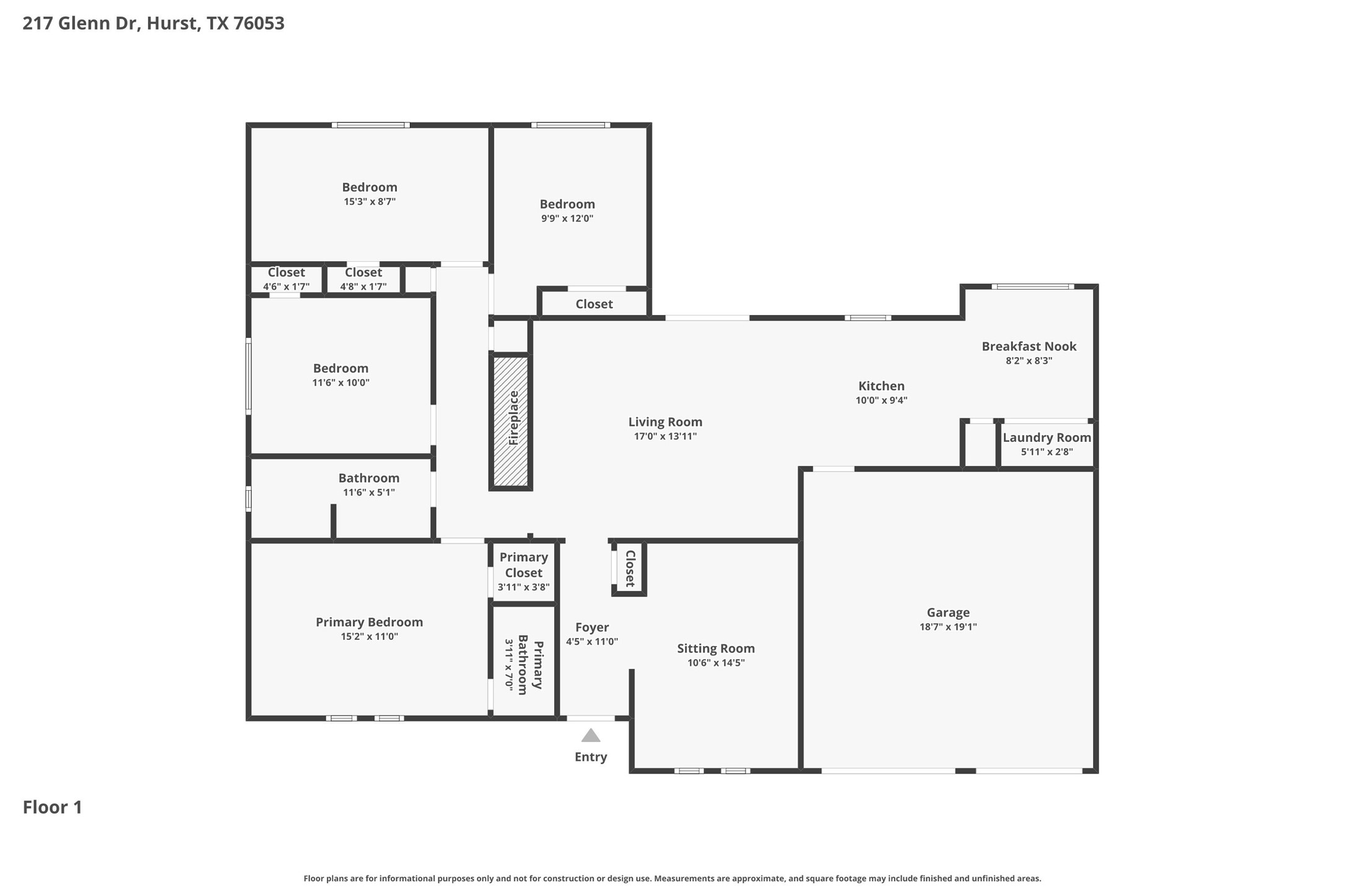 217 Glenn Drive Hurst TX 76053