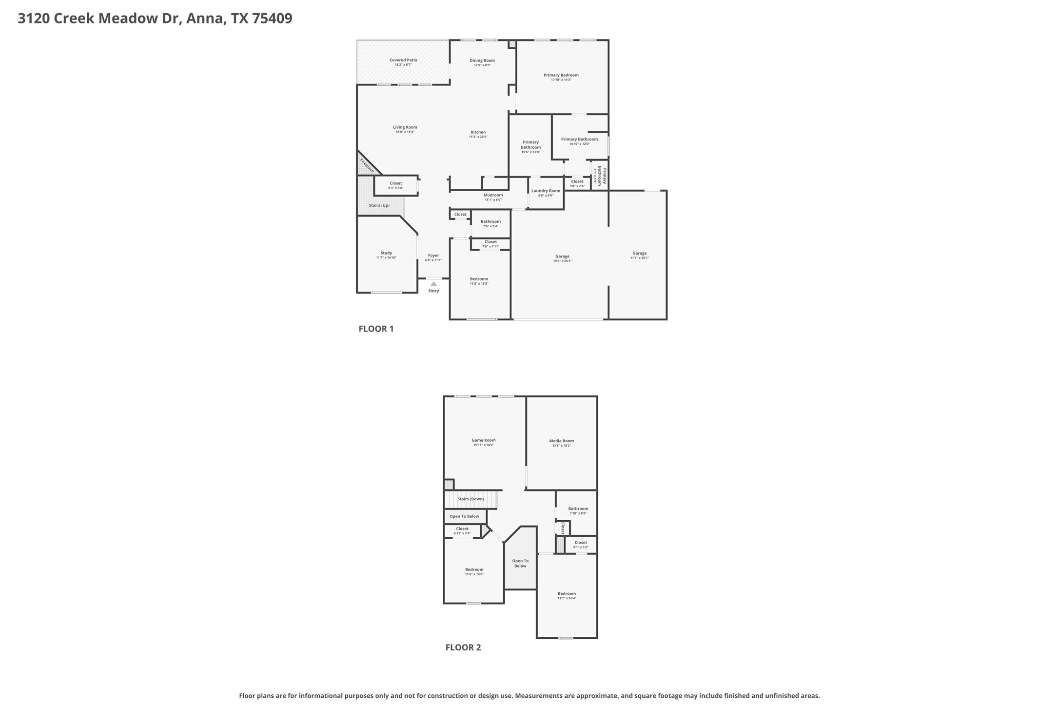 3120 Creek Meadow Drive Anna TX 75409