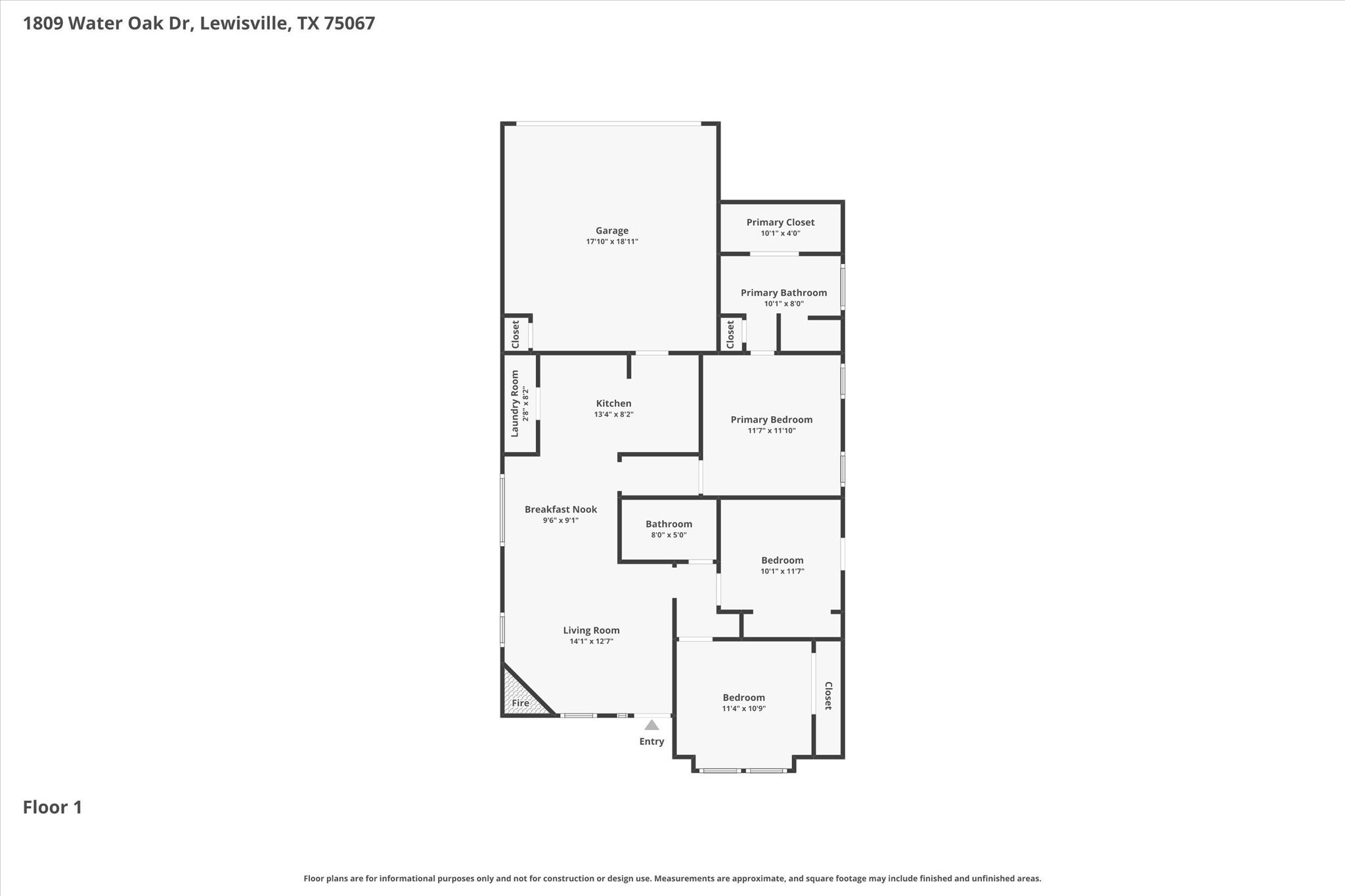 1809 Water Oak Drive Lewisville TX 75067