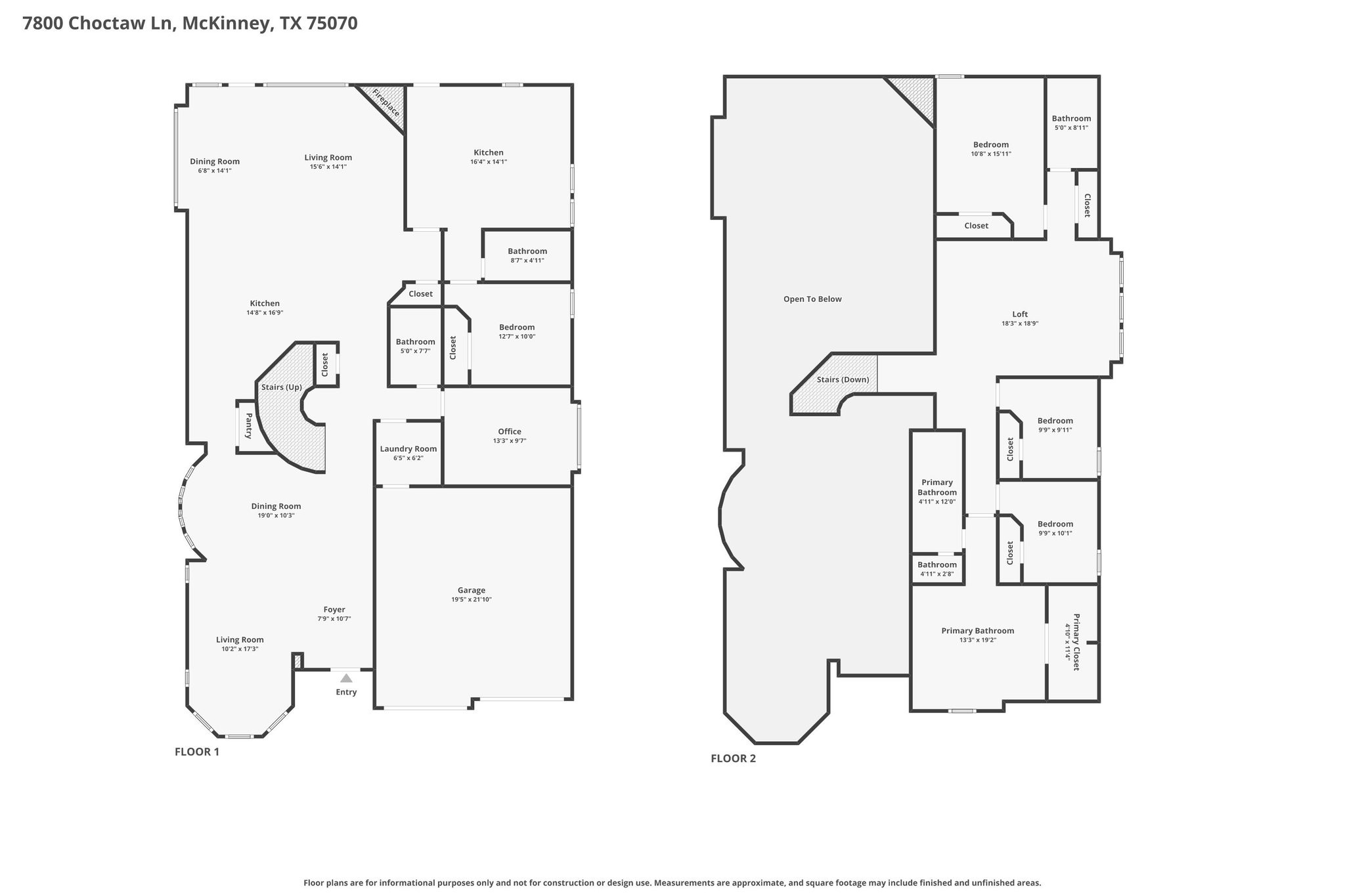 7800 Choctaw Lane Mckinney TX 75070
