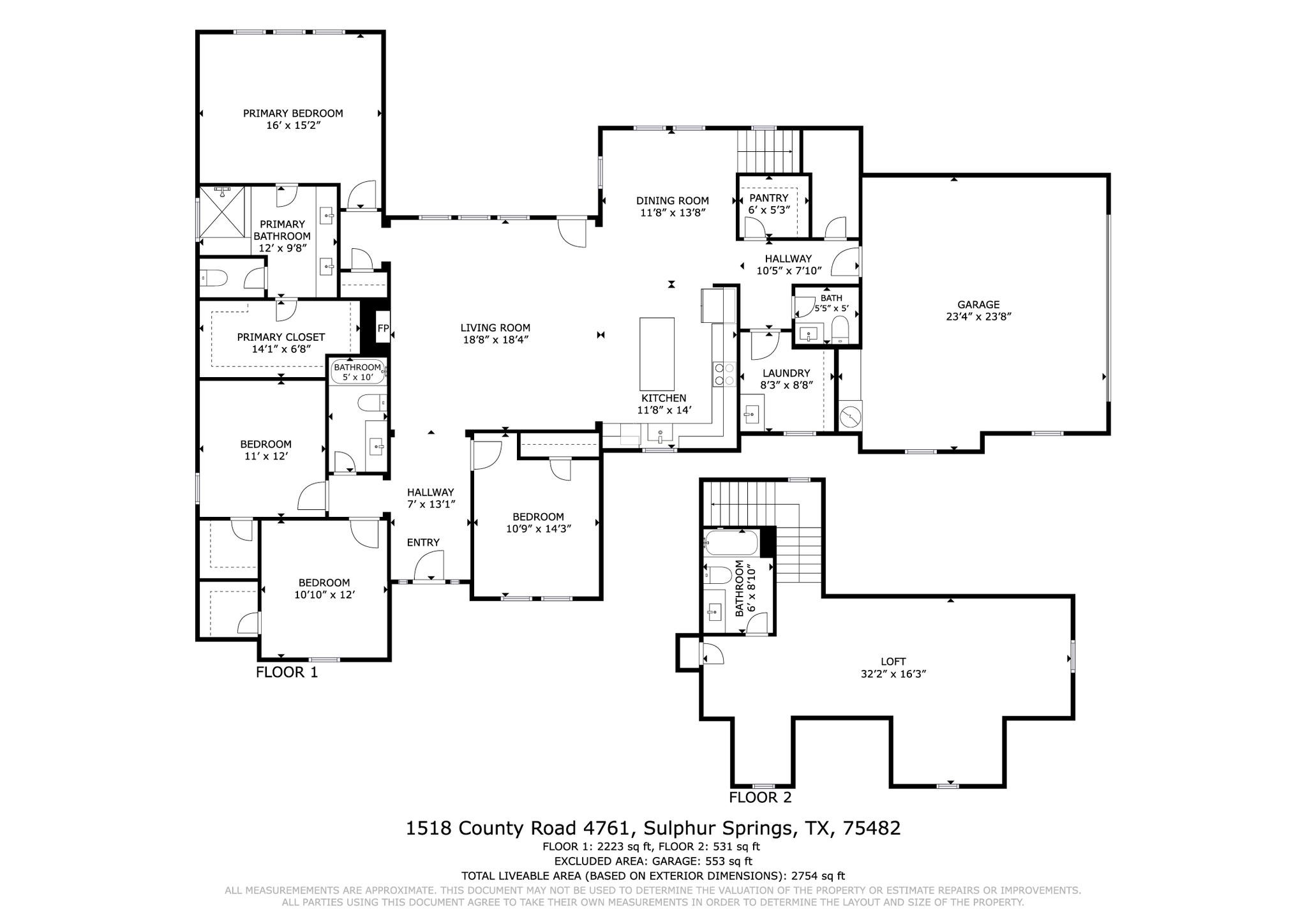 1518 County Road 4761 Sulphur Springs TX 75482