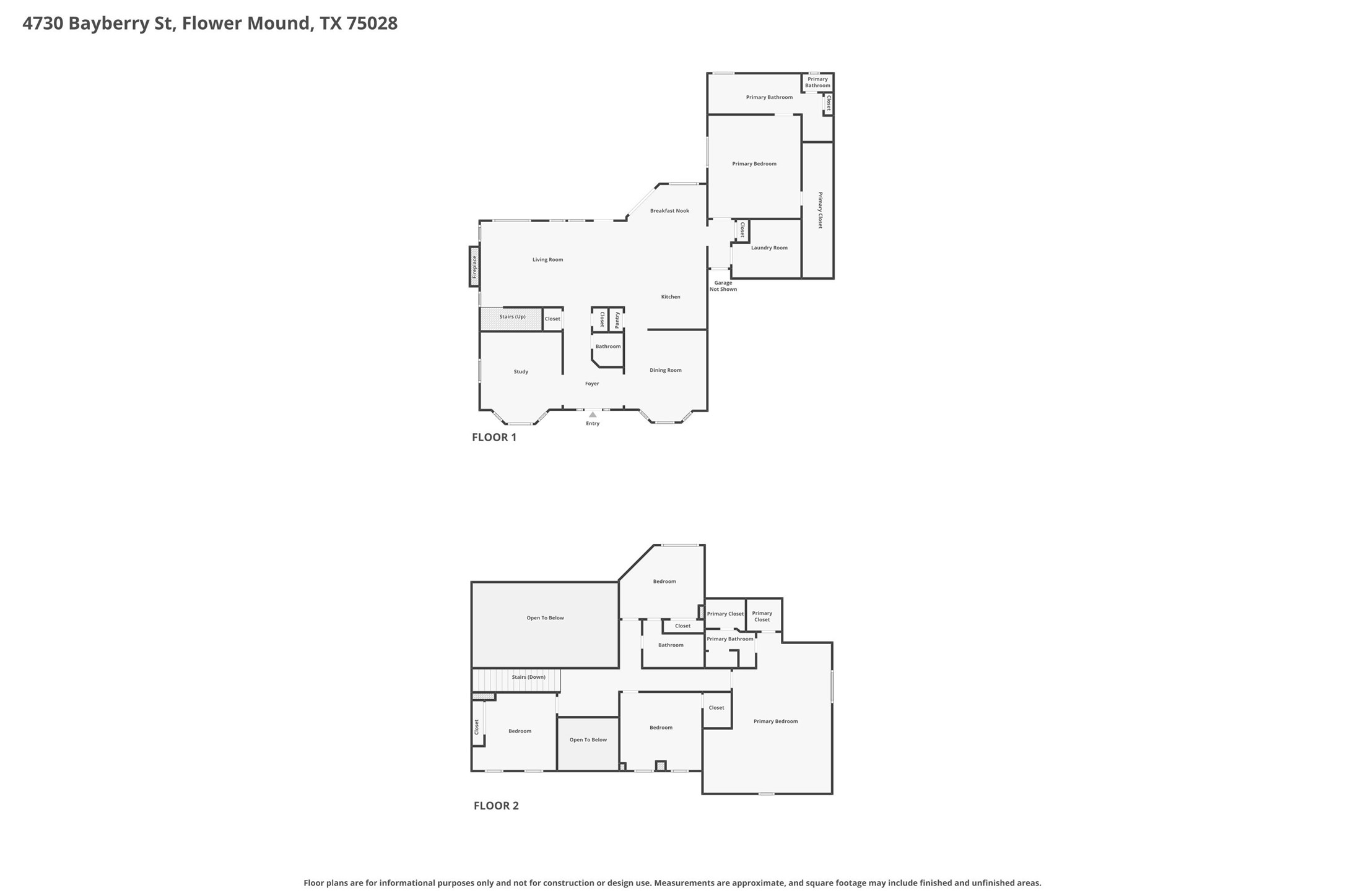 4730 Bayberry Street Flower Mound TX 75028
