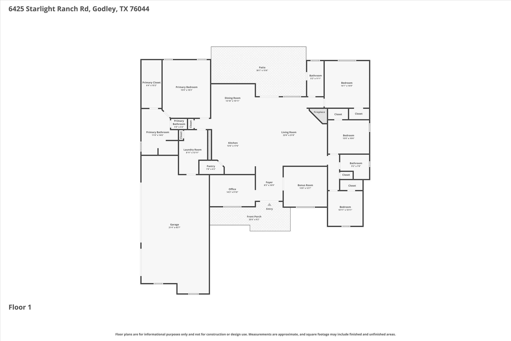 6425 Starlight Ranch Road Godley TX 76044
