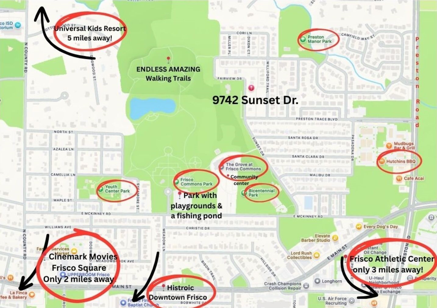 9742 Sunset Drive Frisco TX 75033