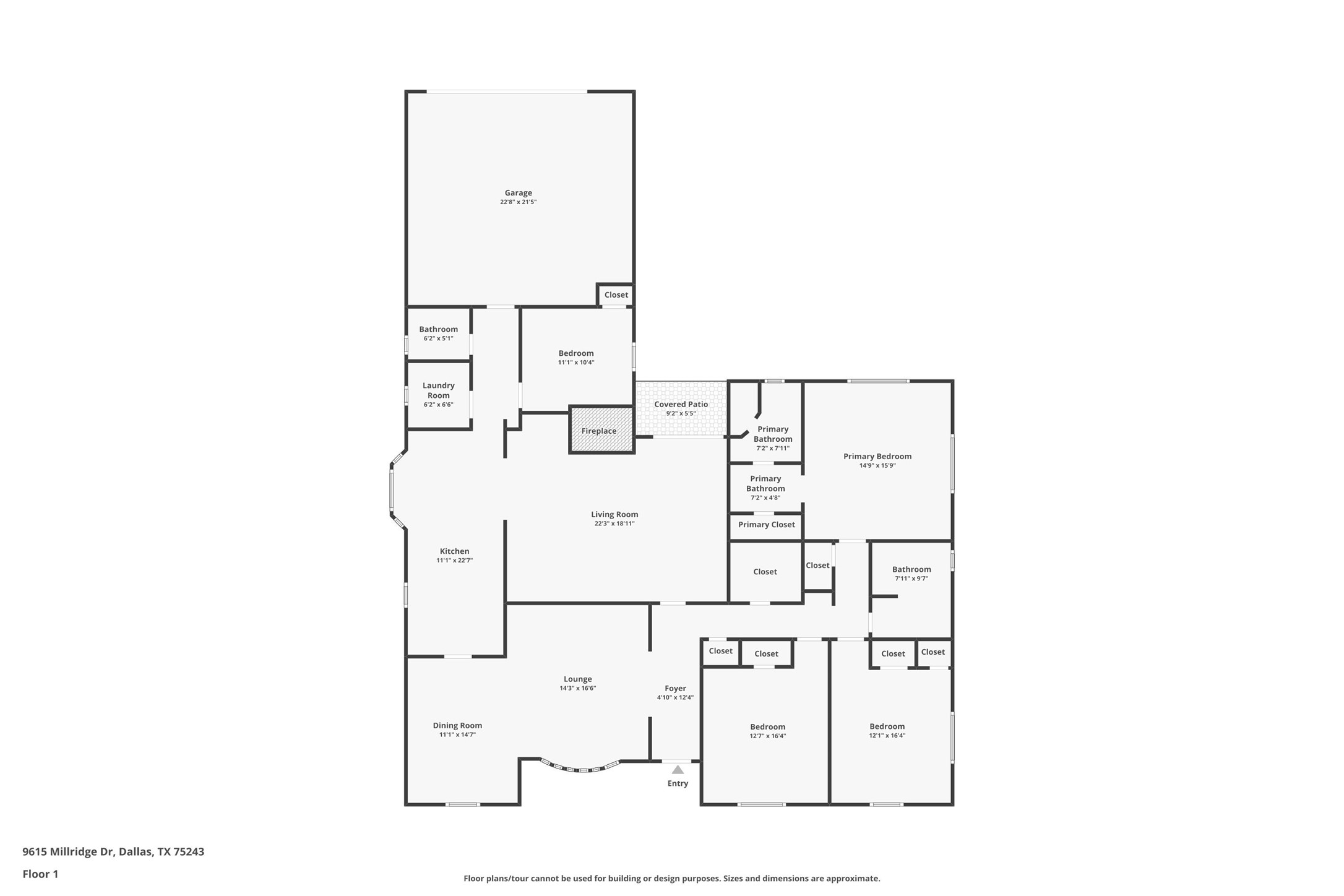 9615 Millridge Drive Dallas TX 75243