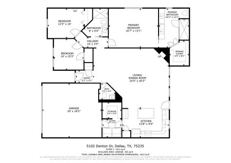 5102 Denton Drive Dallas TX 75235