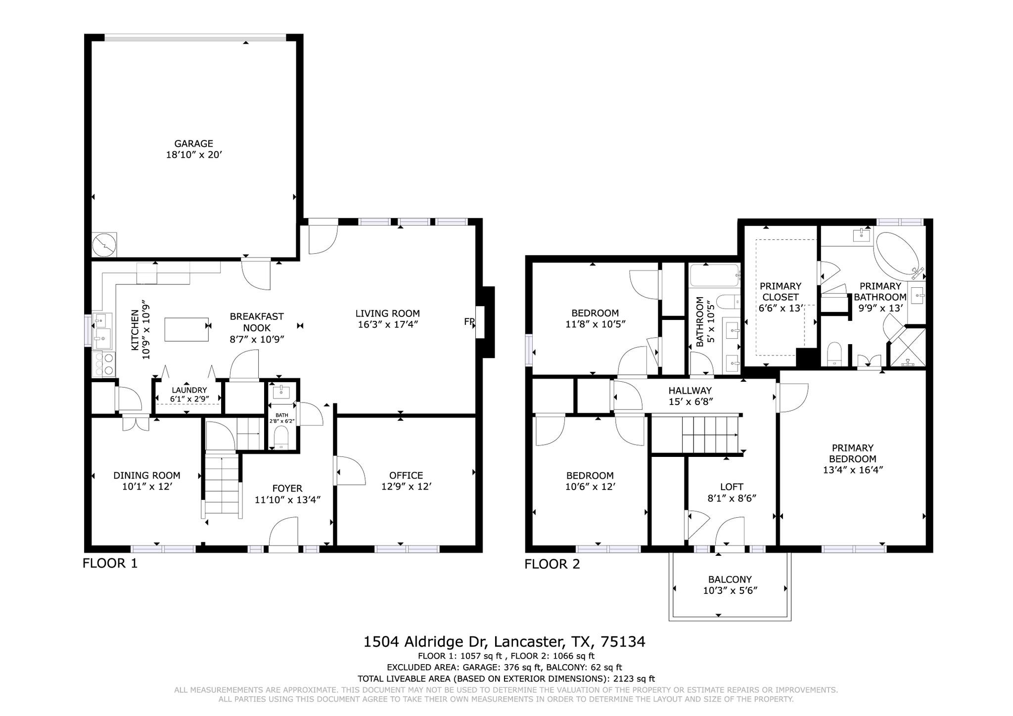 1504 Aldridge Drive Lancaster TX 75134