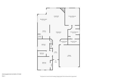 3153 Evangeline Road Fort Worth TX 76140