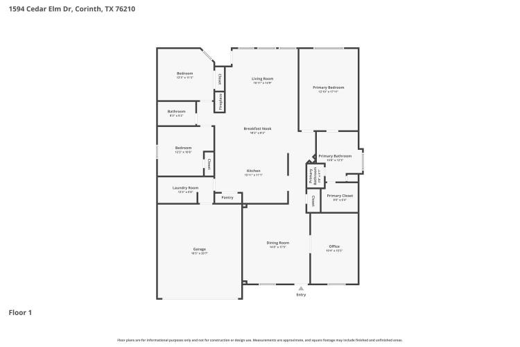 1594 Cedar Elm Drive Corinth TX 76210