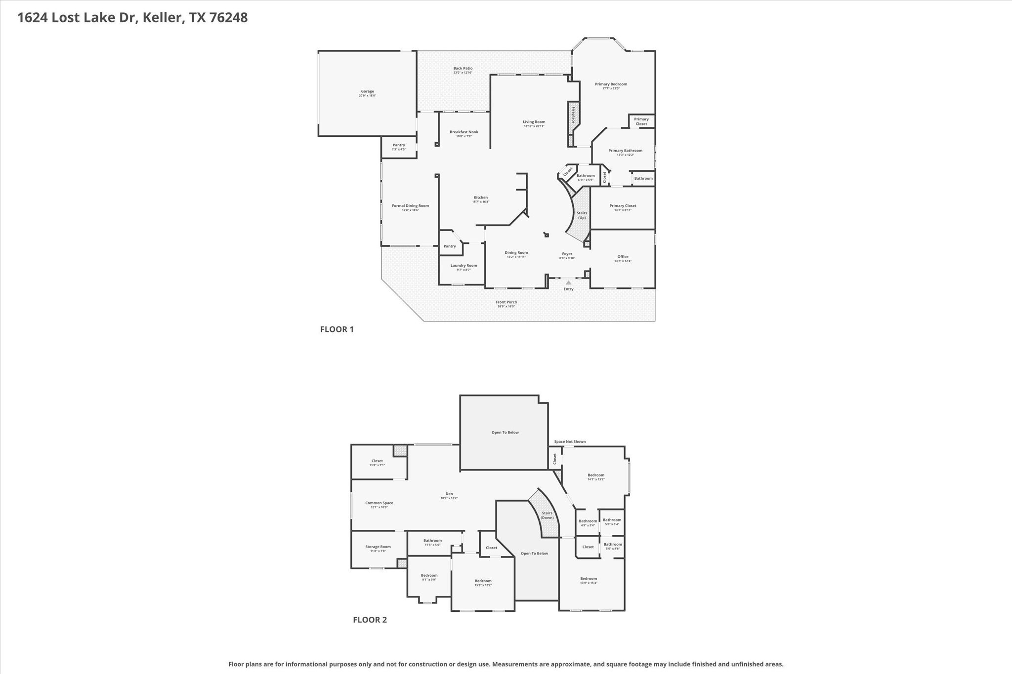 1624 Lost Lake Drive Keller TX 76248