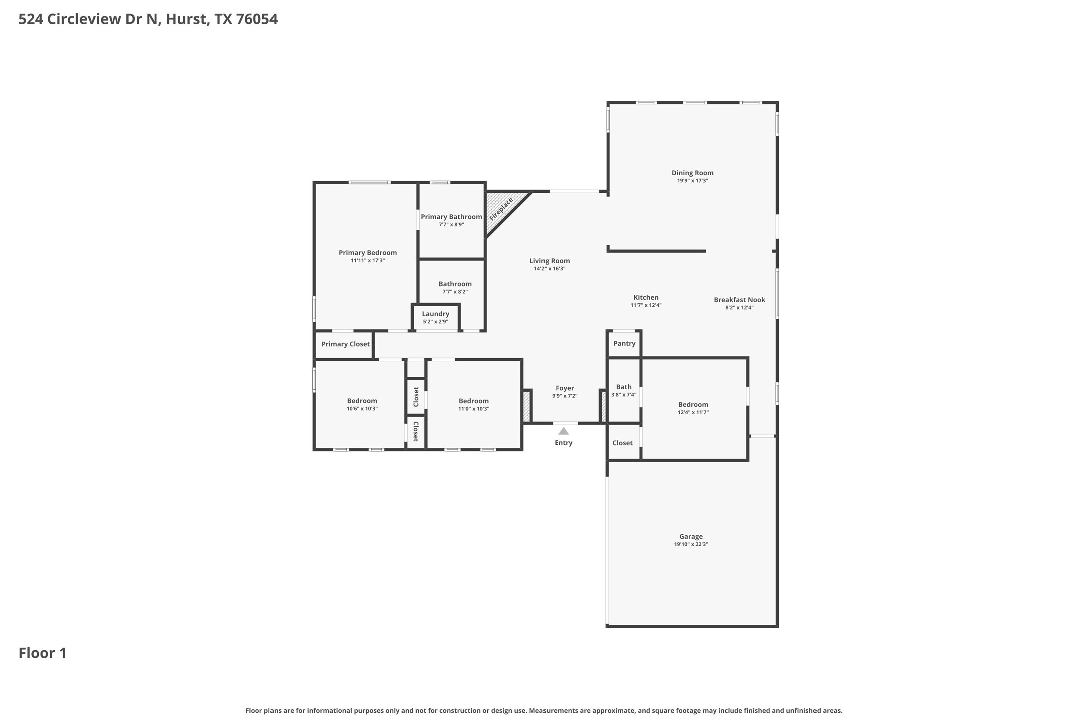 524 Circleview Drive N Hurst TX 76054