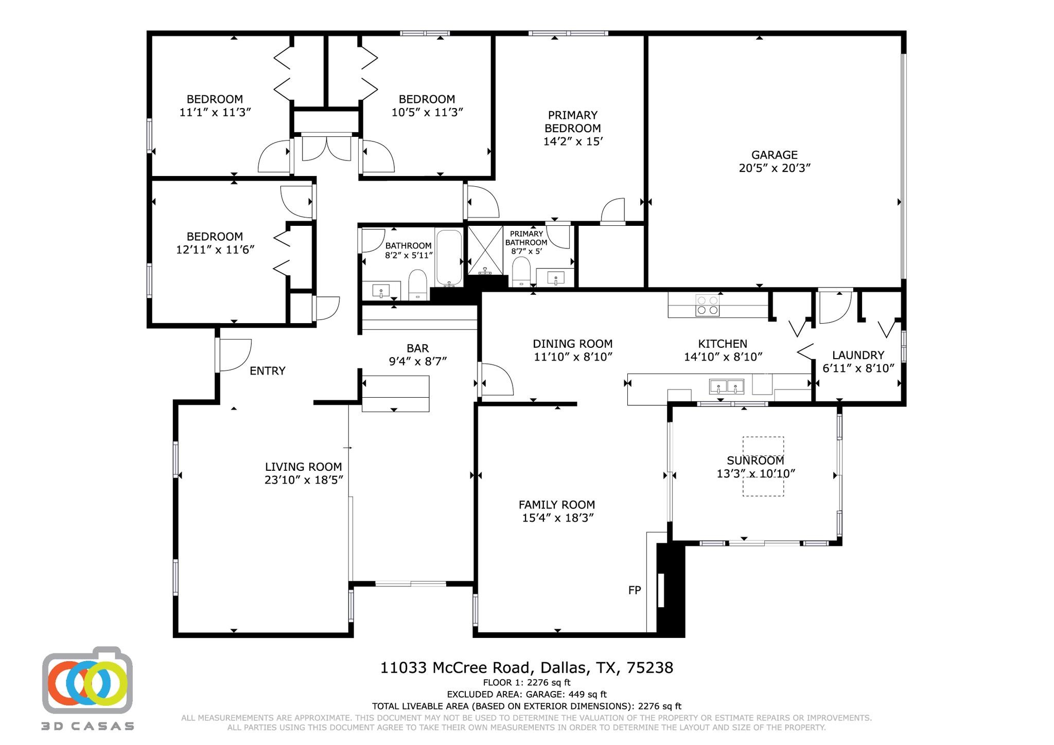 11033 Mccree Road Dallas TX 75238