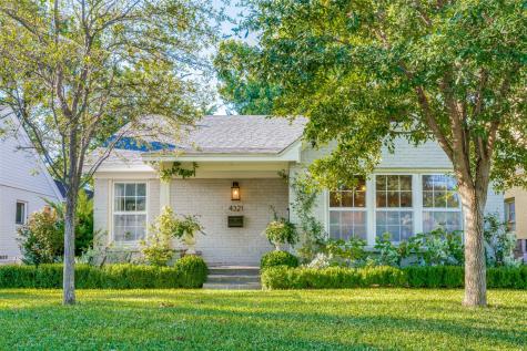 4321 El Campo Avenue Fort Worth TX 76107