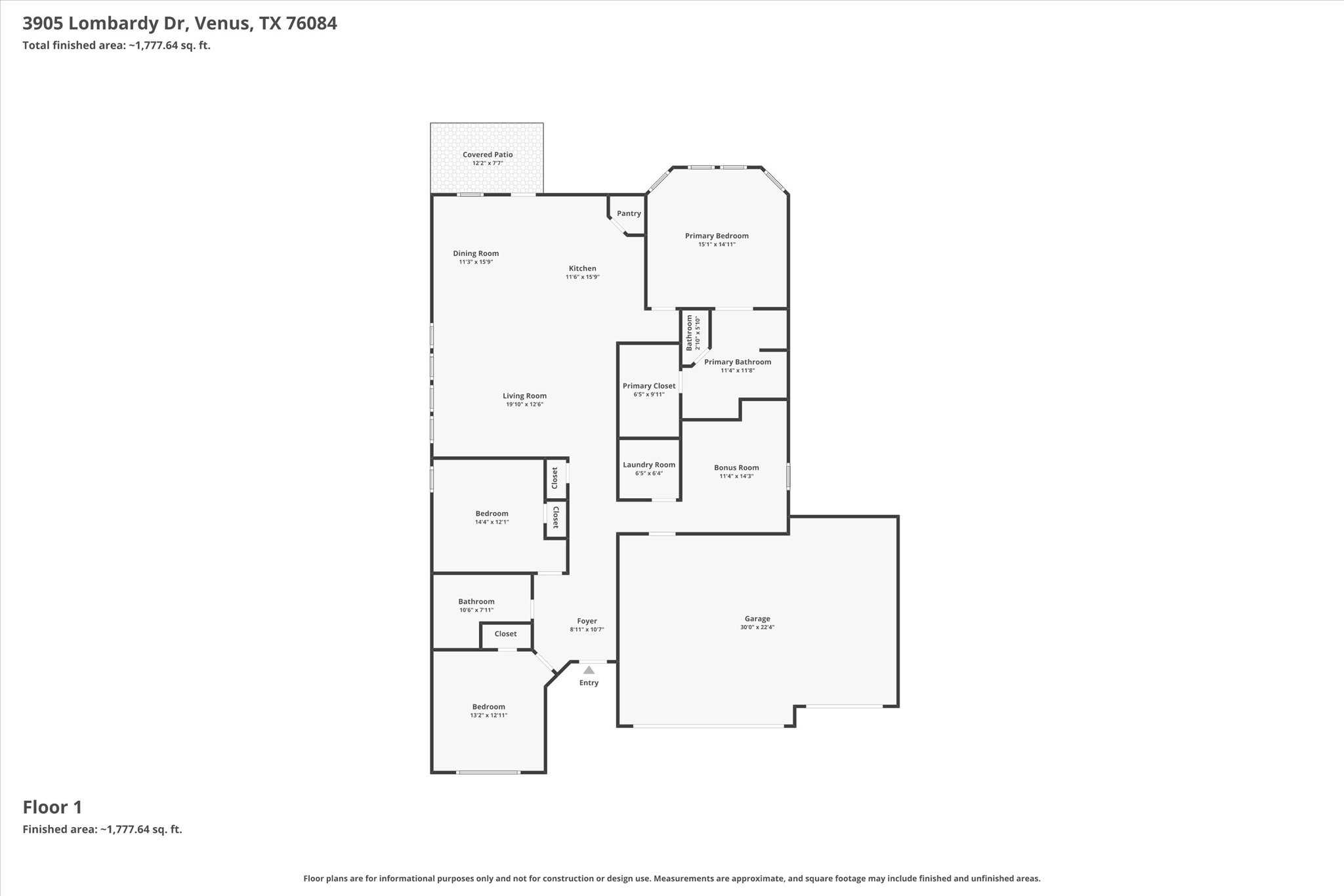 3905 Lombardy Drive Venus TX 76084