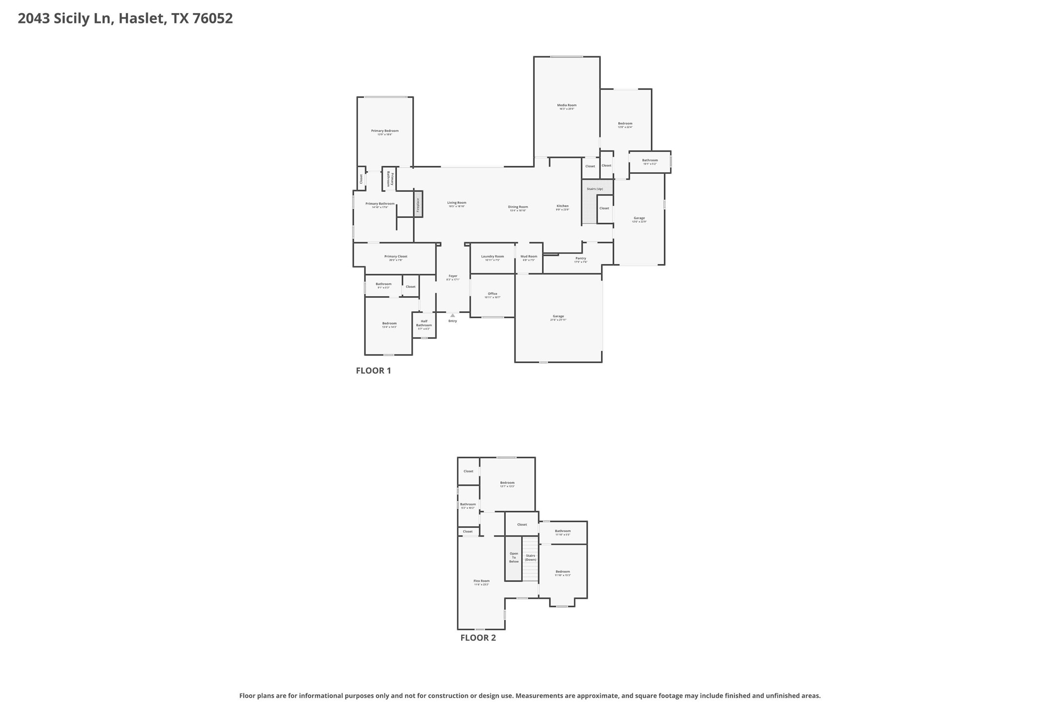 2043 Sicily Lane Haslet TX 76052