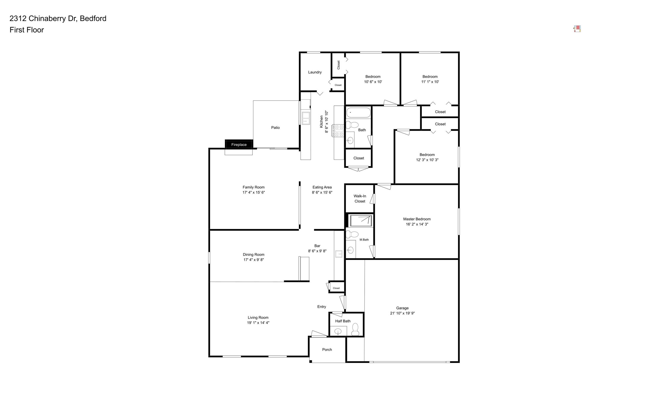 2312 Chinaberry Drive Bedford TX 76021