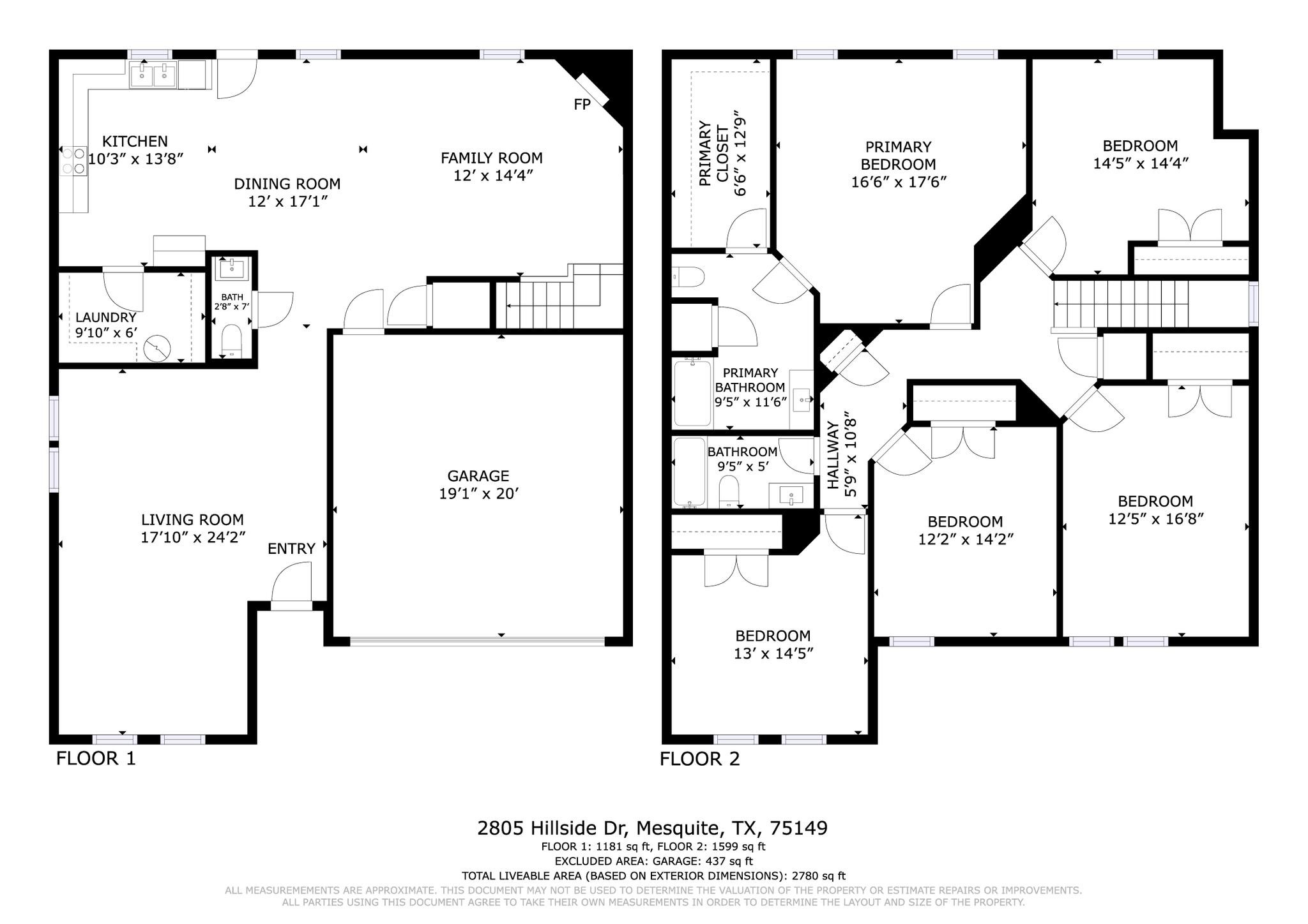 2805 Hillside Drive Mesquite TX 75149