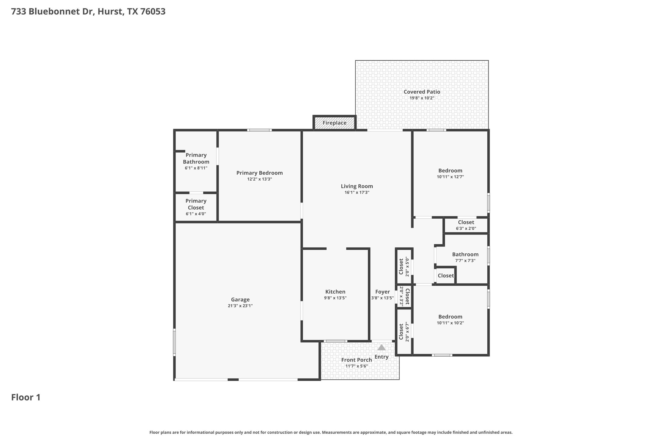 733 Bluebonnet Drive Hurst TX 76053