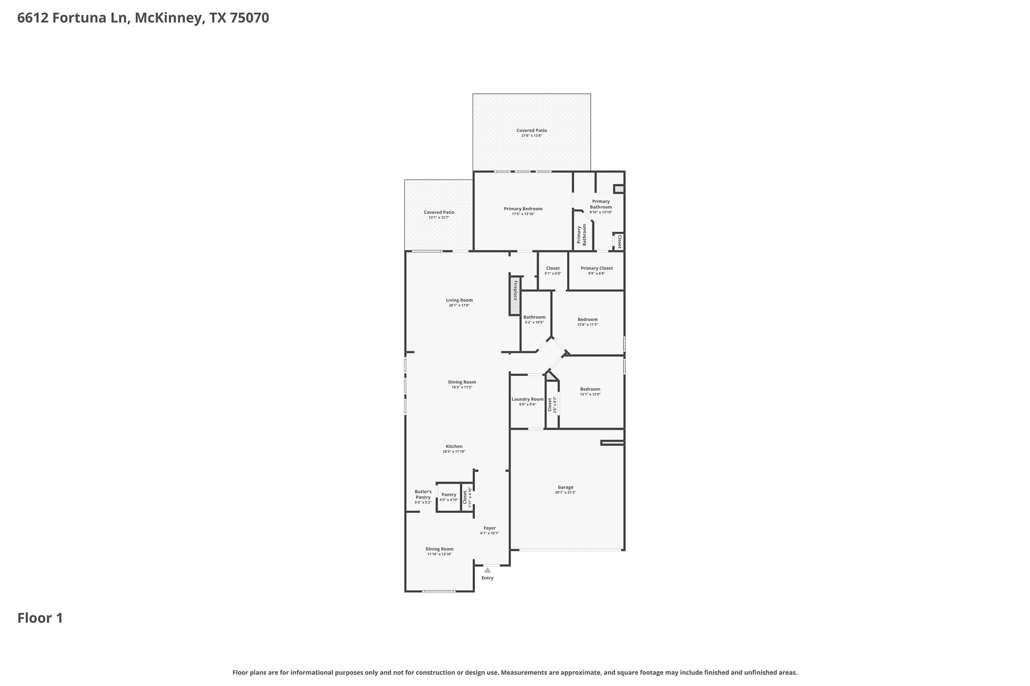 6612 Fortuna Lane Mckinney TX 75070