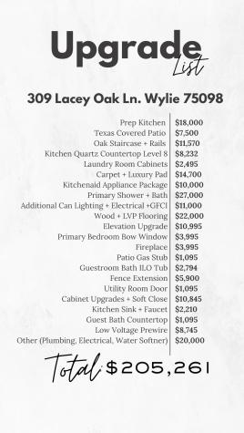 309 Lacey Oak Lane Wylie TX 75098