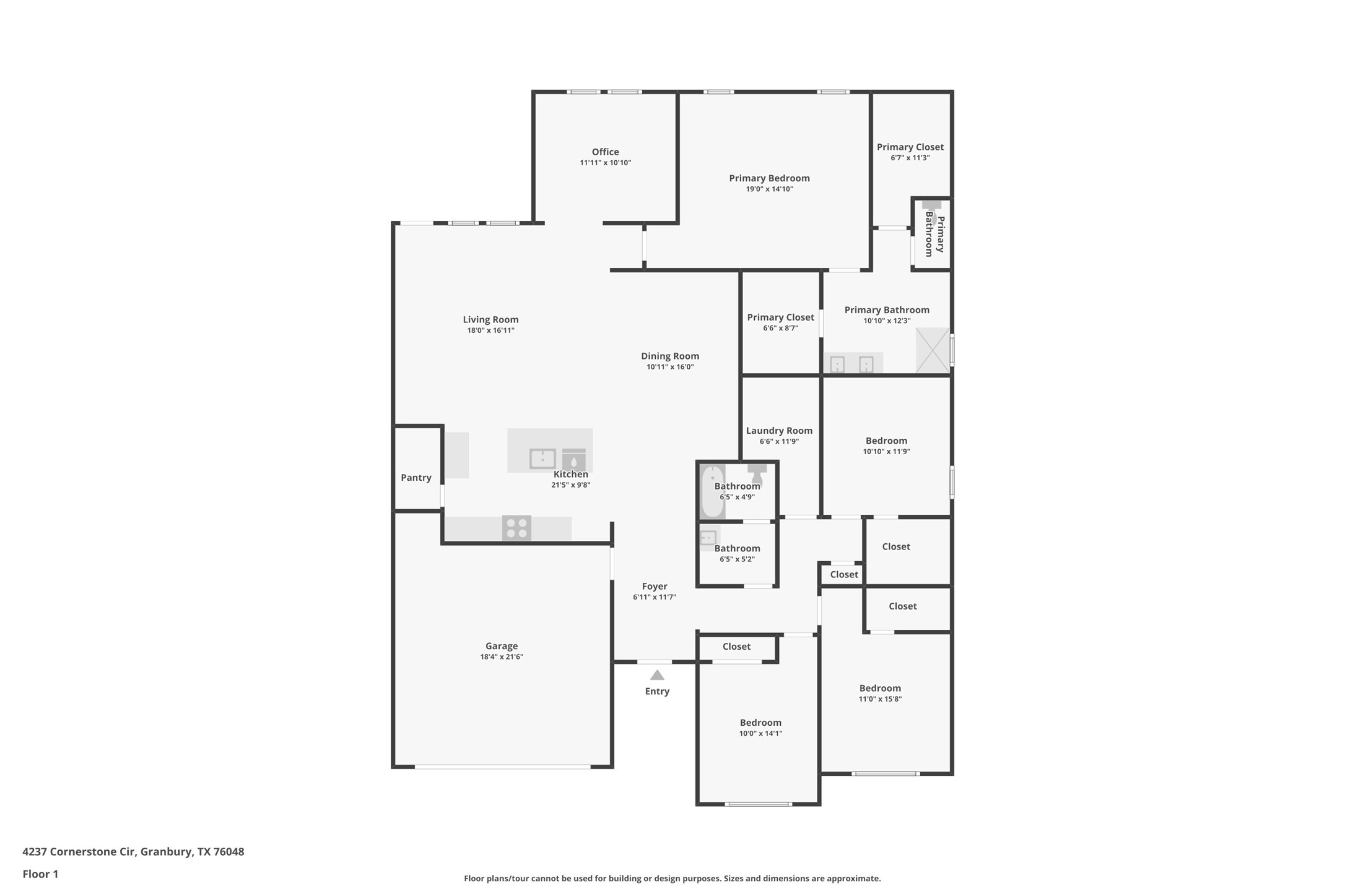 4237 Cornerstone Circle Granbury TX 76048