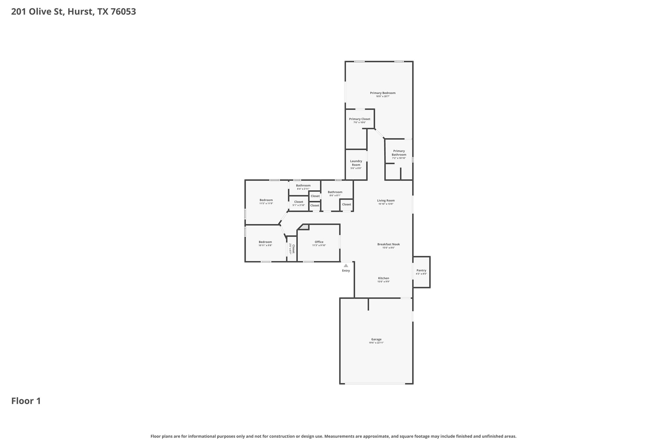 201 Olive Street Hurst TX 76053